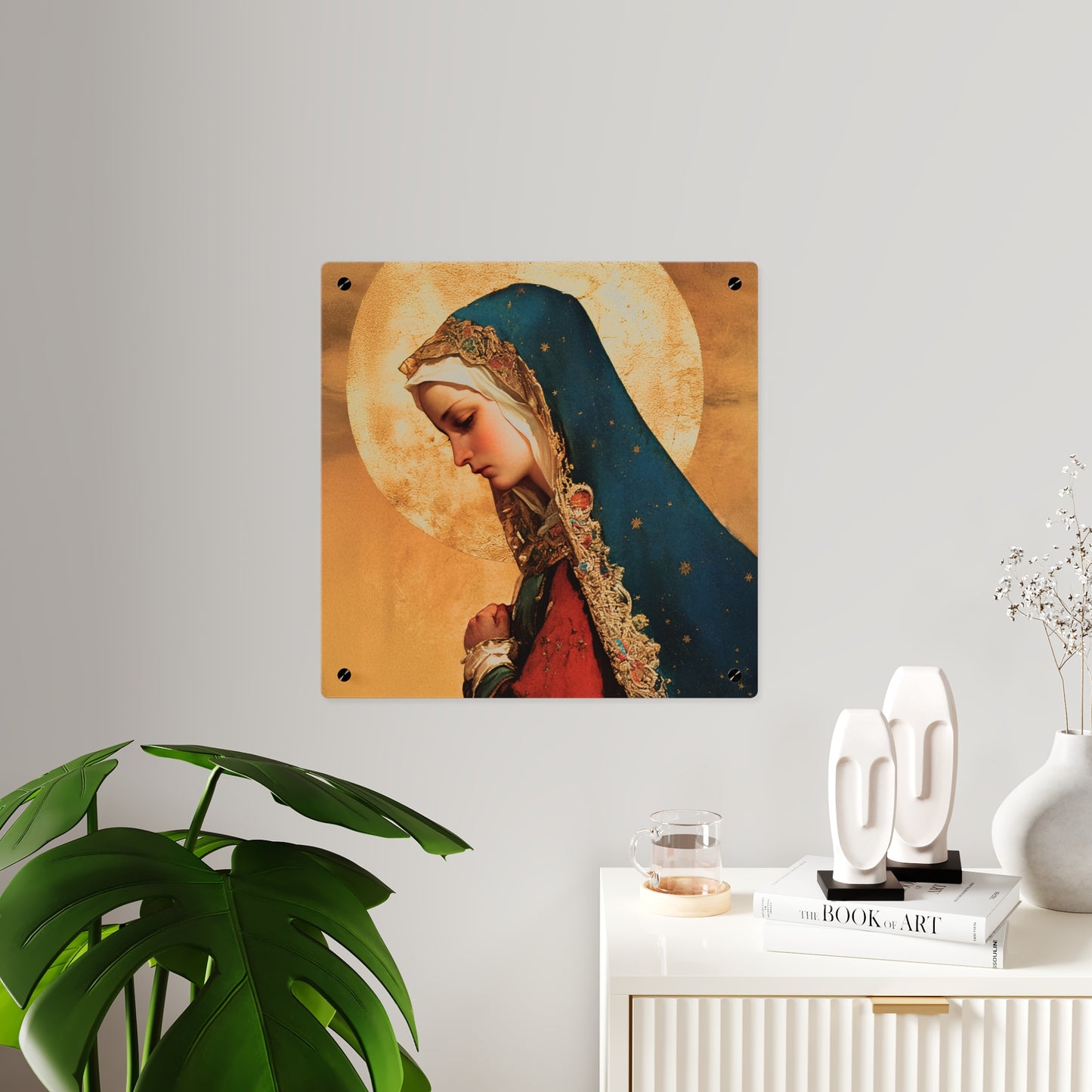Our Lady of Mercy / Our Lady of Ransom Wall Art Panel - Ready to Hang Acrylic Print - Catholic Saint Art - Patron Saint Print - Mother Mary