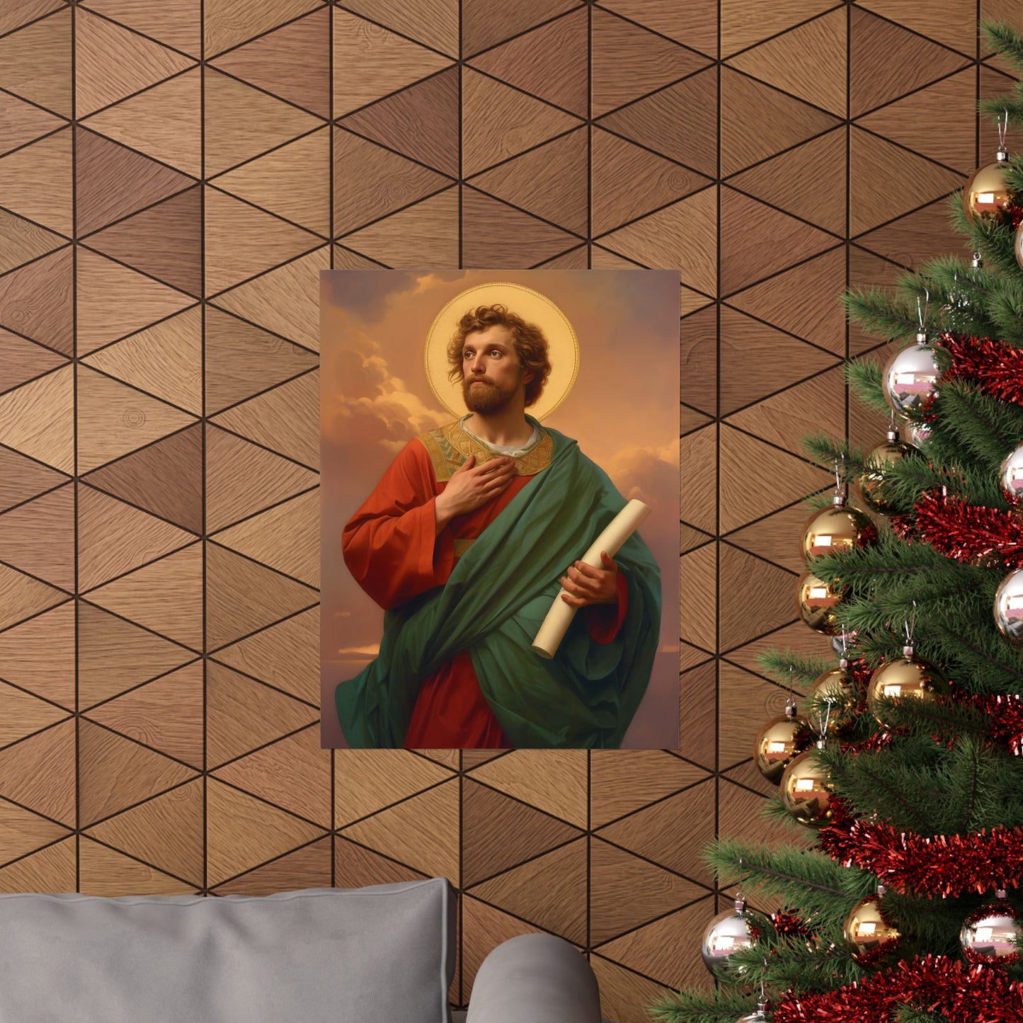 Saint Timothy - Sanctified Souls Print - Multiple Sizes - Premium Matte Vertical Posters - Catholic Art for the home