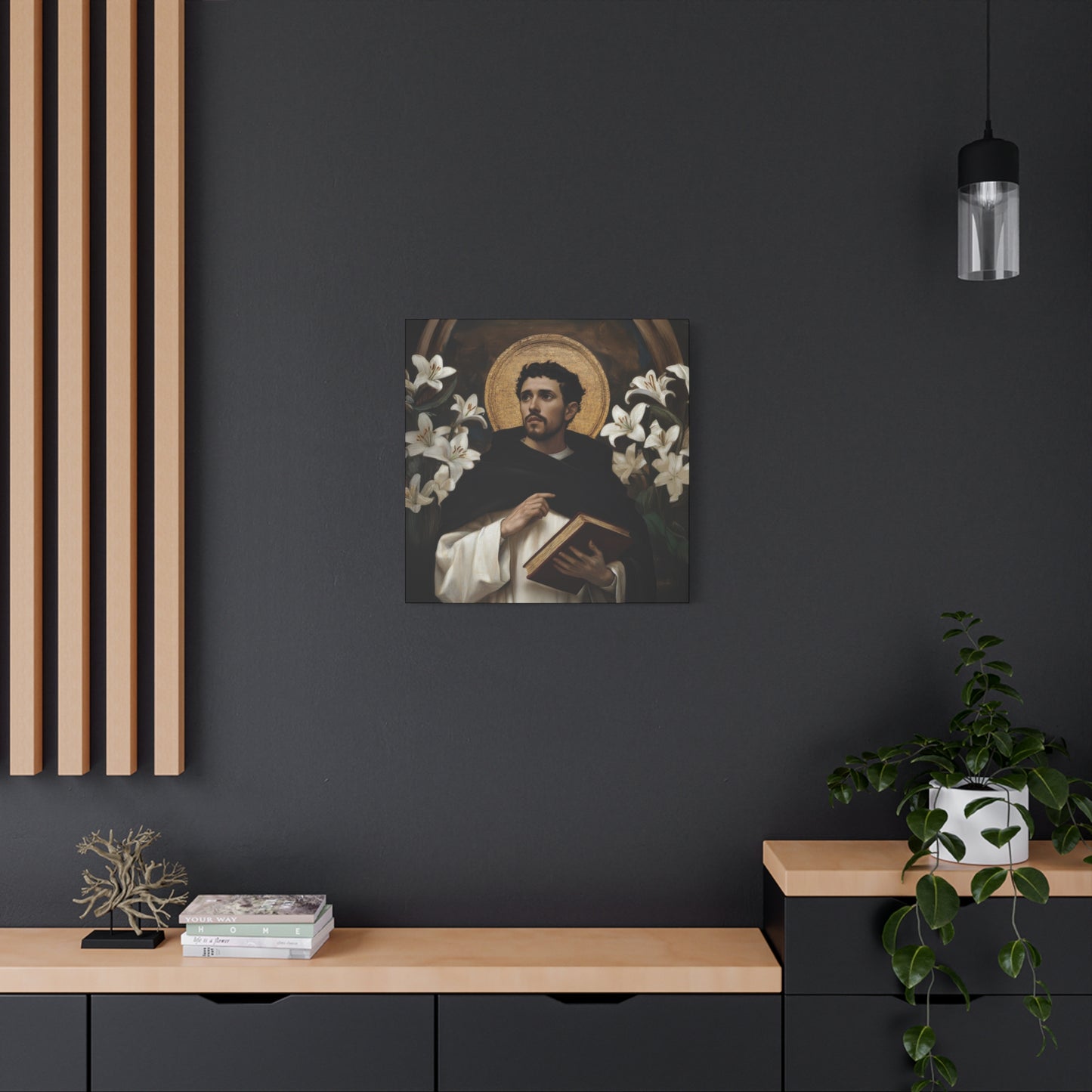 Saint Dominic - Museum Wrapped Canvas - Sanctified Souls Print - Religious Art for your Home - Catholic Patron Saint Art