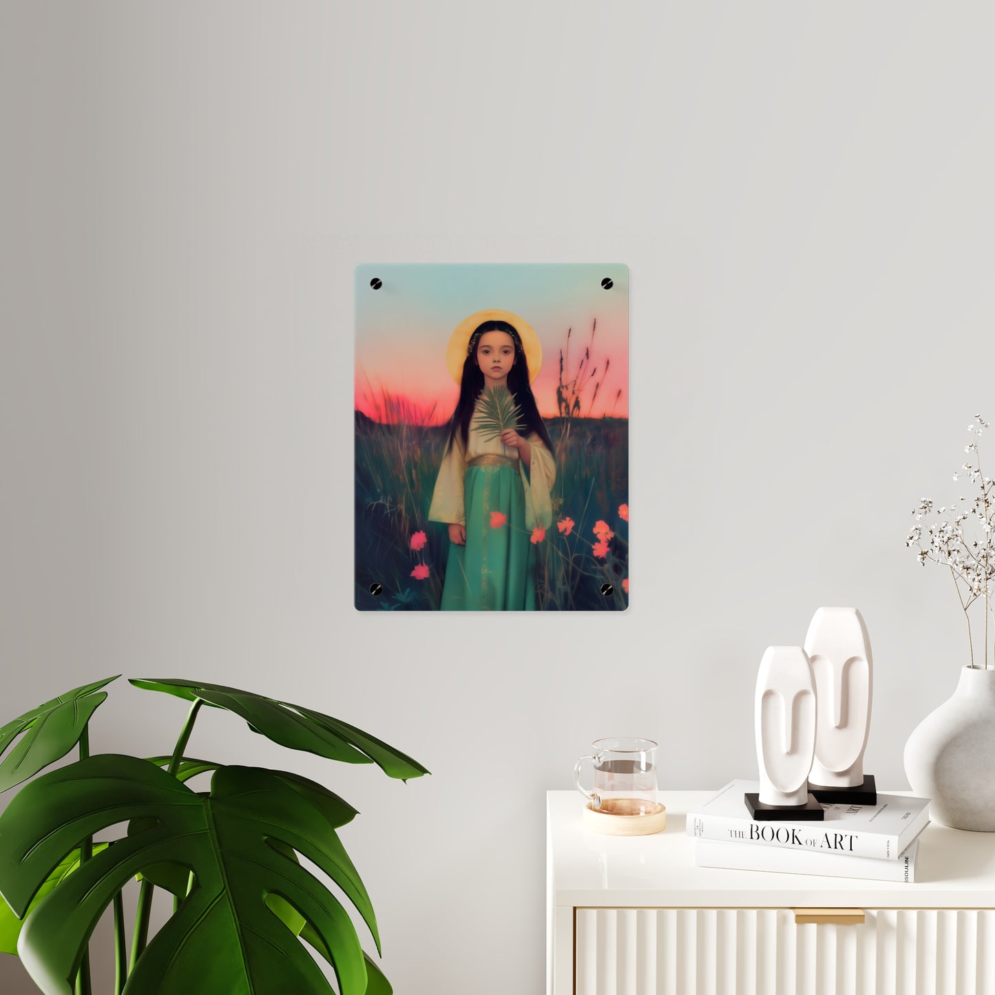 Saint Charity Wall Art Panel - Ready to Hang Acrylic Print - Catholic Saint Art - Patron Saint Print - Martyr of the Church