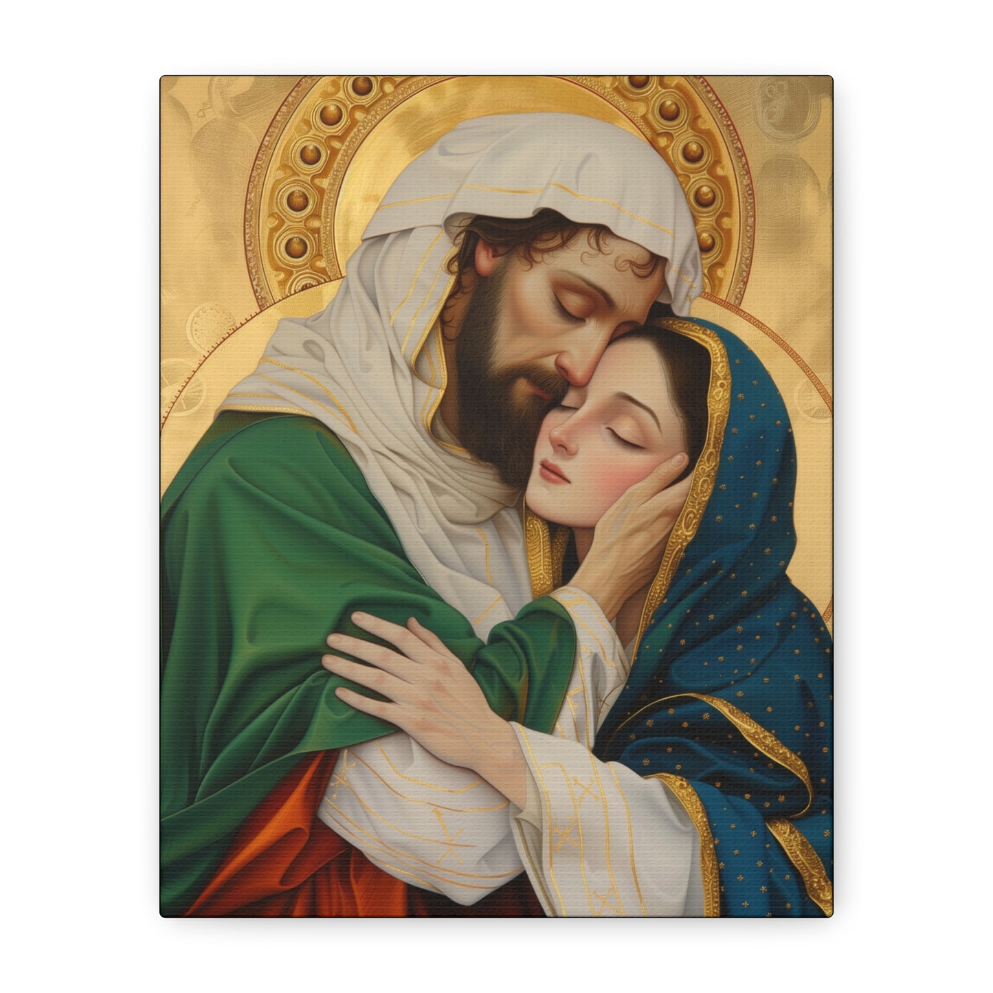 Saints Aquila and Priscilla - Museum Wrapped Canvas - Sanctified Souls Print - Religious Art for your Home - Religious Wall Art - Print