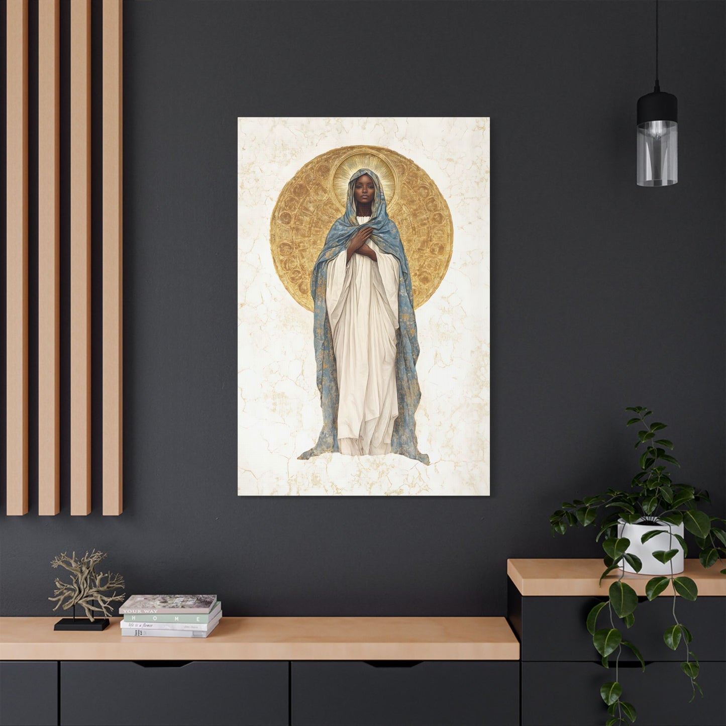 Our Lady of Kibeho- The Vision of Divine Peace - Museum Wrapped Canvas - Print - Religious Art for your Home - Christian print - Religious
