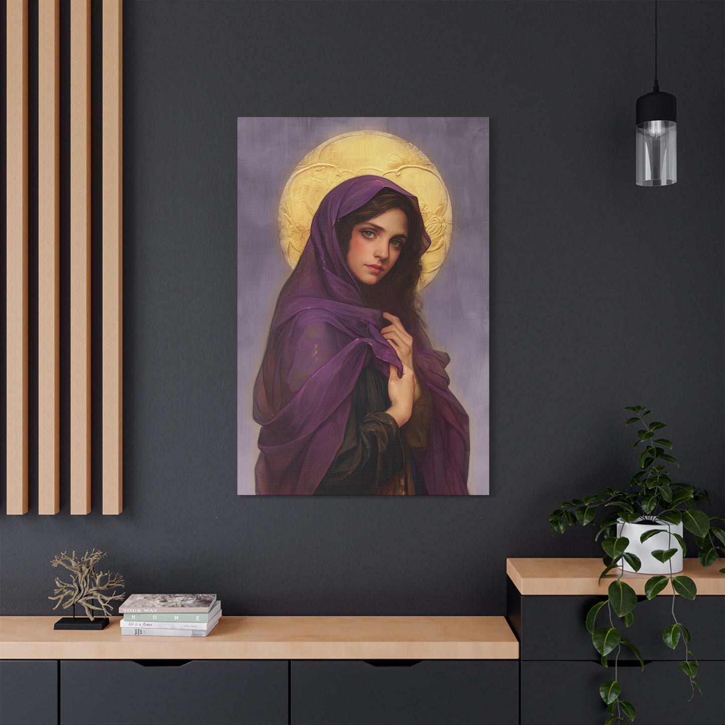 Saint Lydia Purpuraria / Lydia of Thyatira - Museum Wrapped Canvas - Print - Religious Art for your Home - Christian print - Religious