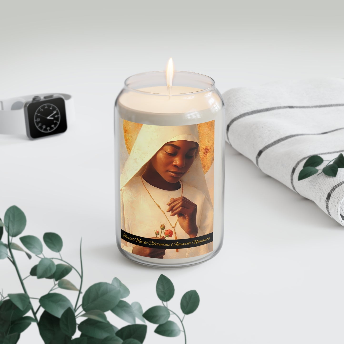 Blessed Marie-Clementine Anuarite Nengapeta - Scented Prayer Candle, 13.75oz - Tall Size - Religious Prayer Candle