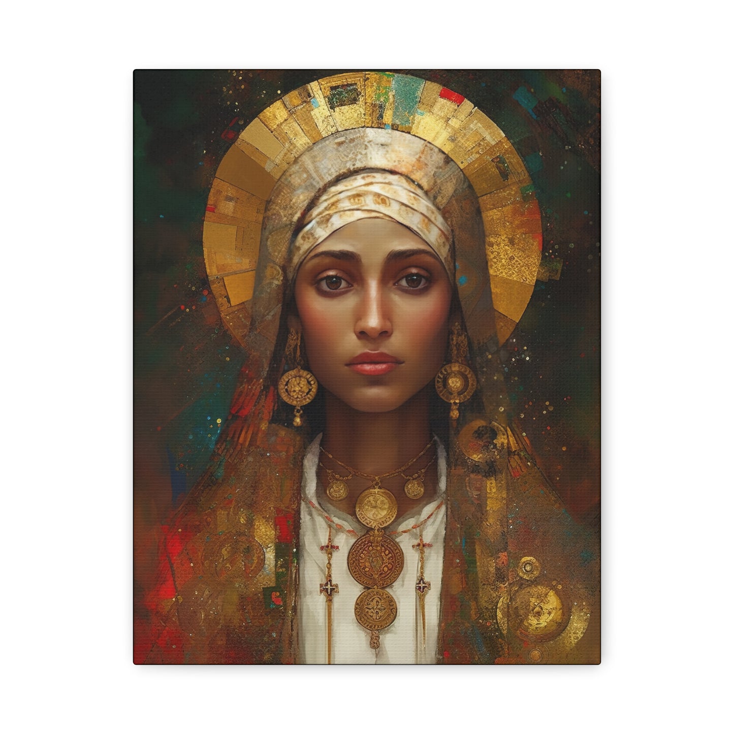 Saint Julia of Carthage - Museum Wrapped Canvas - Sanctified Souls Print - Religious Art for your Home