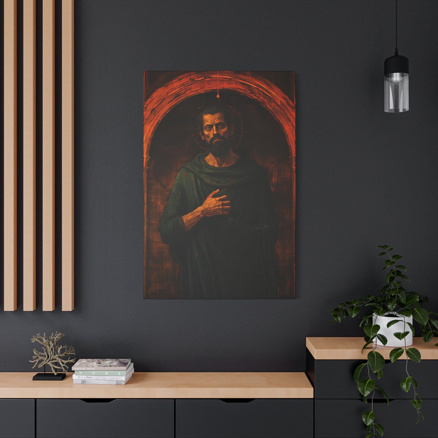 Saint Bartholomew Canvas Print - Multiple Sizes - Catholic Home art - Museum Wrapped Canvas - Sanctified Souls Print