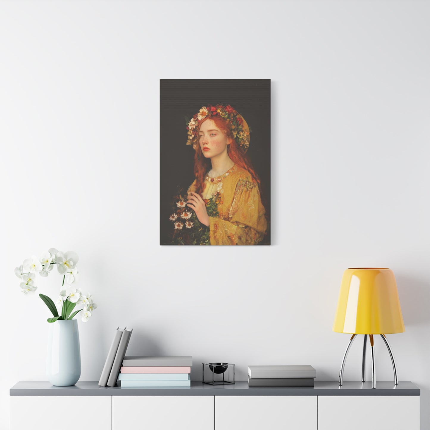 Radiance of Repentance - Mary Magdalene's Renewal - Museum Wrapped Canvas - Print - Religious Art for your Home - Prayer Room - Catholic
