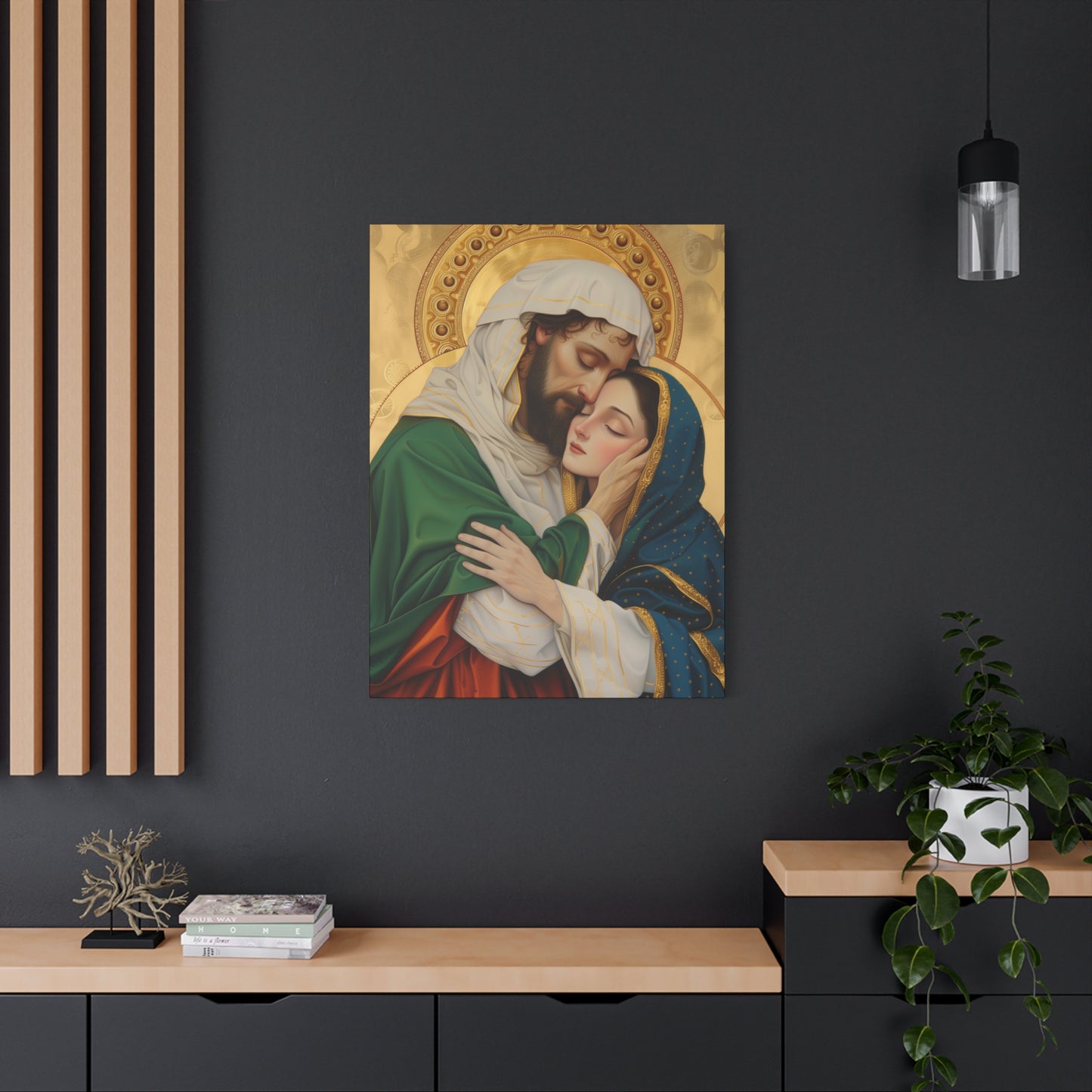 Saints Aquila and Priscilla - Museum Wrapped Canvas - Sanctified Souls Print - Religious Art for your Home - Religious Wall Art - Print