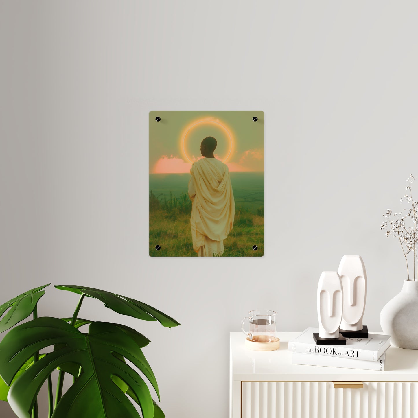 Saint Charles Lwanga Wall Art Panel - Ready to Hang Acrylic Print - Catholic Saint Art - Patron Saint Print - No Frame needed