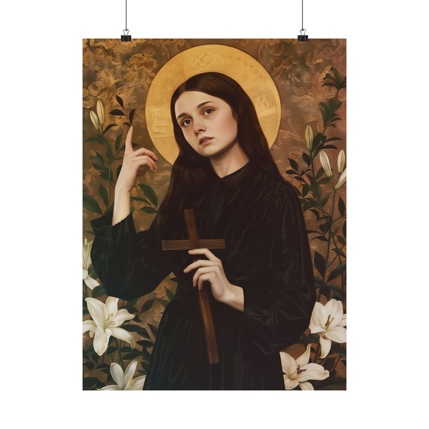 Saint Clelia Barbieri - Sanctified Souls Print - Multiple Sizes - Premium Posters - Catholic Art - Christian painting
