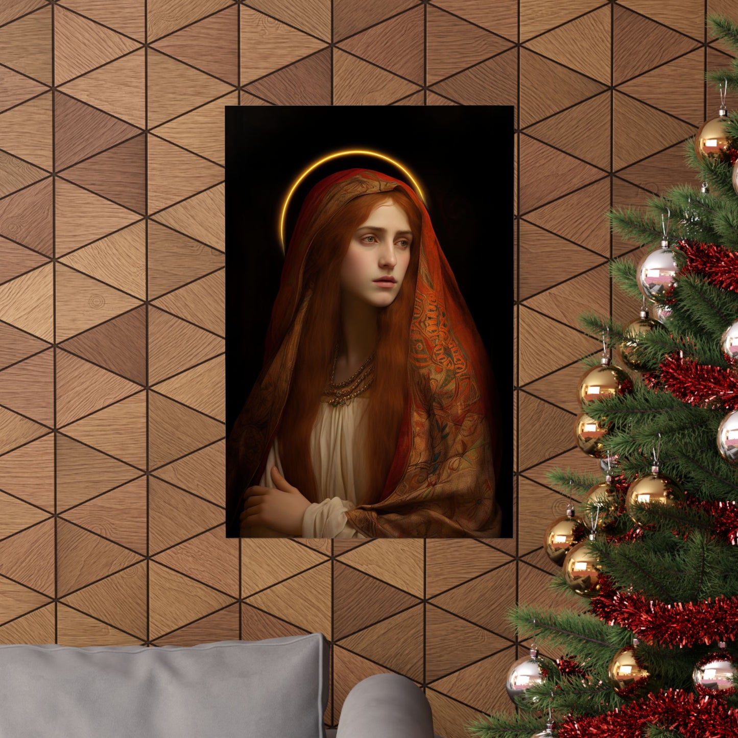 The Beloved Disciple - Mary Magdalene's Devotion Print - Sanctified Souls Print - Multiple Sizes - Premium Matte Vertical Posters