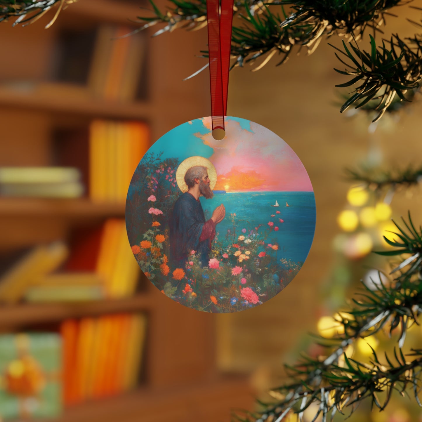 Saint Philip the Apostle - Metal Ornament - Religious Holiday Christmas Ornament and Keepsake