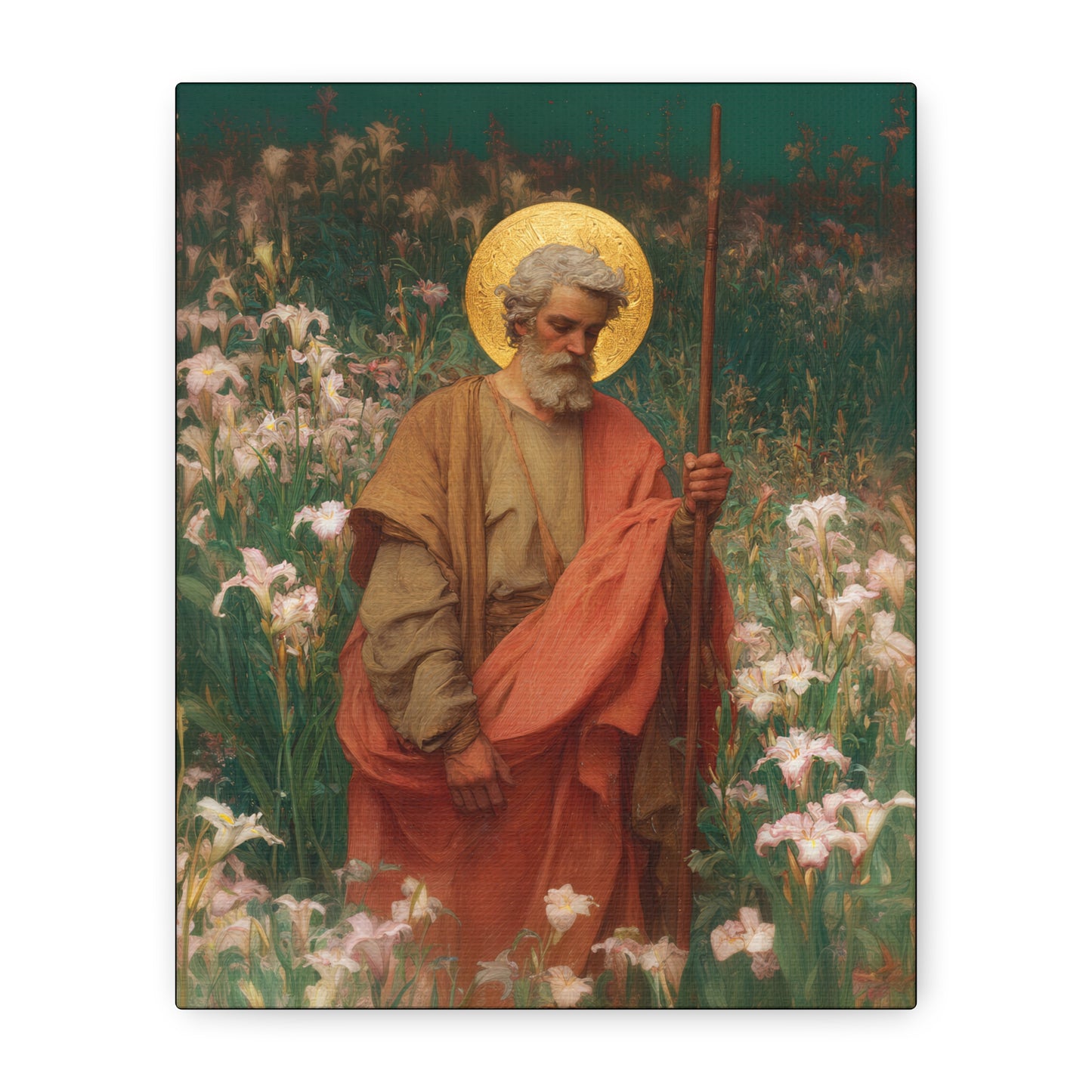 Saint James the Lesser - Museum Wrapped Canvas - Sanctified Souls Print - Religious Art for your Home - Catholic Patron Saint Art