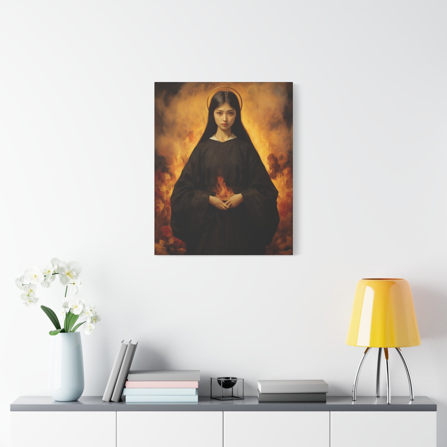 Blessed Mary Magdalen Kiota - Museum Wrapped Canvas - Print - Religious Art for your Home - Christian print - Prayer Room Catholic Saint