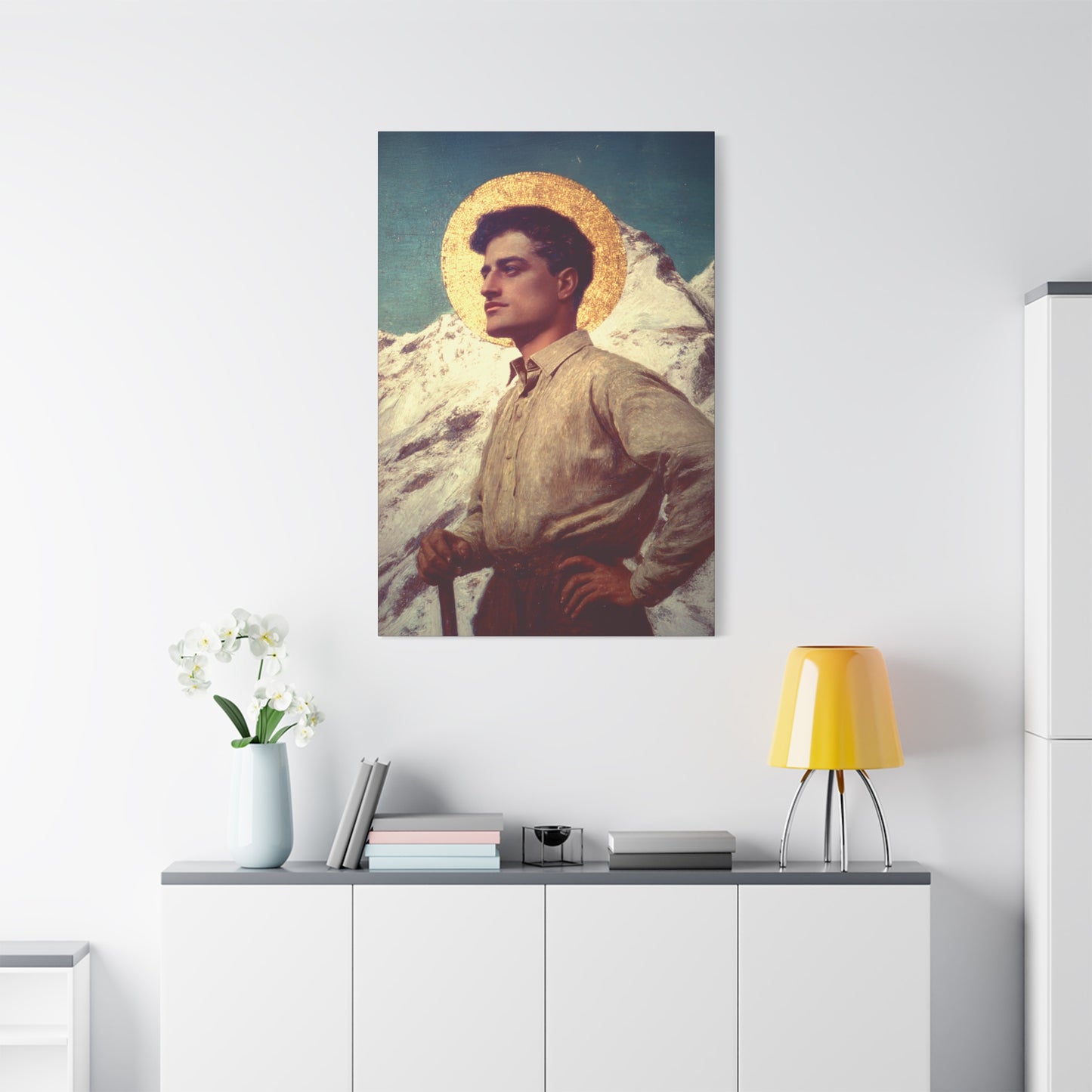 Saint Pier Giorgio Frassati - Museum Wrapped Canvas - Sanctified Souls Print - Religious Art for your Home - Catholic Patron Saint Art