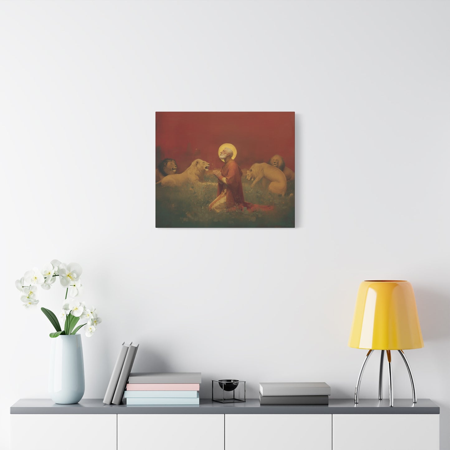 Saint Ignatius of Antioch - Museum Wrapped Canvas - Sanctified Souls Print - Religious Art for your Home - Catholic Patron Saint Art