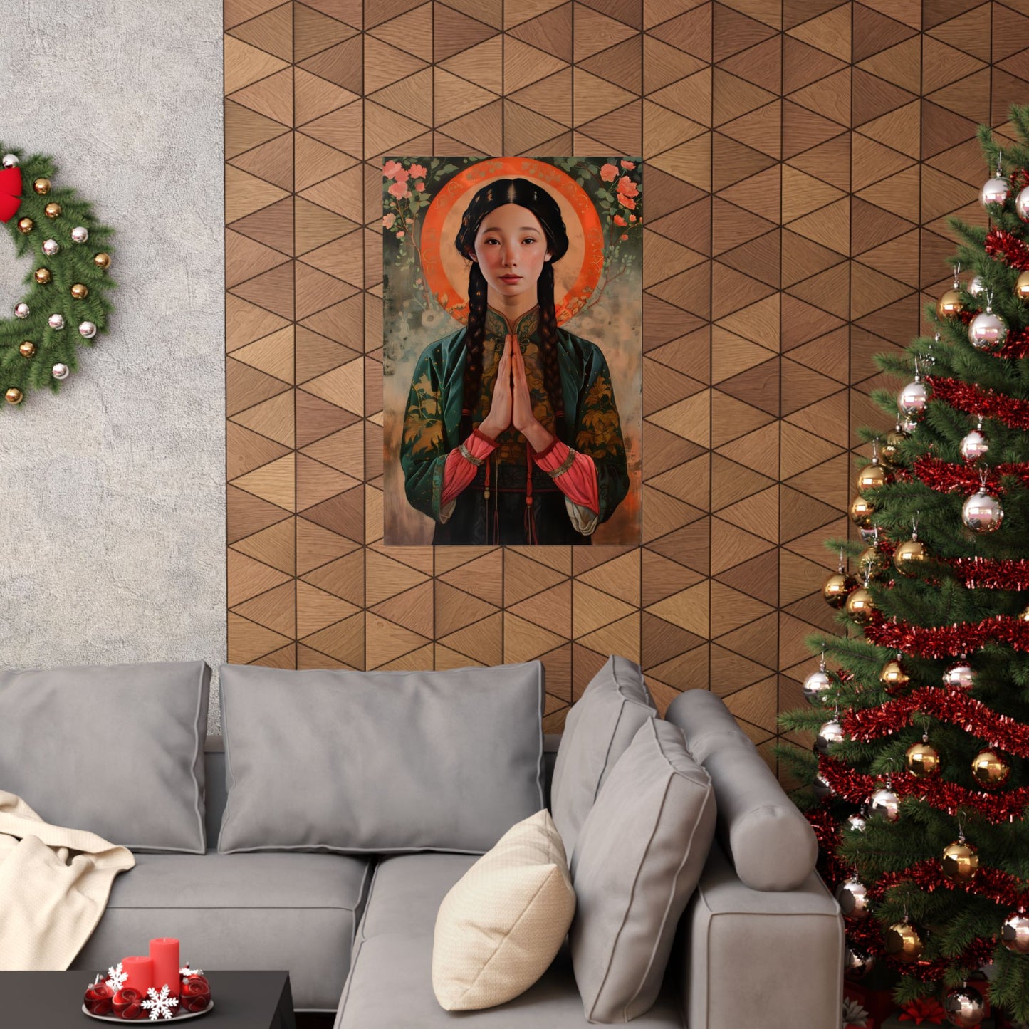 Saint Anna Wang - Sanctified Souls Print - Multiple Sizes - Premium Matte Vertical Posters - Martyr of China