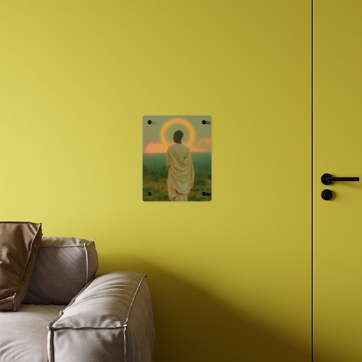 Saint Charles Lwanga Wall Art Panel - Ready to Hang Acrylic Print - Catholic Saint Art - Patron Saint Print - No Frame needed
