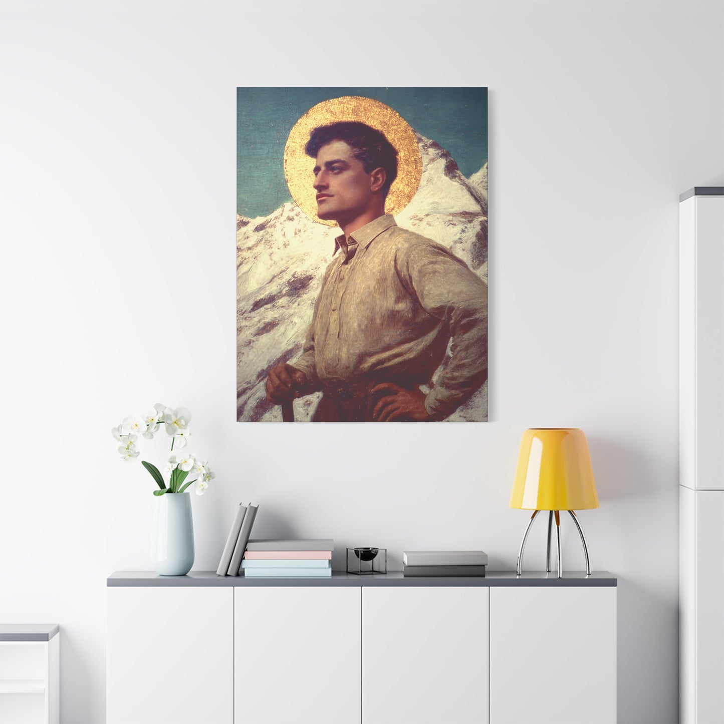 Saint Pier Giorgio Frassati - Museum Wrapped Canvas - Sanctified Souls Print - Religious Art for your Home - Catholic Patron Saint Art