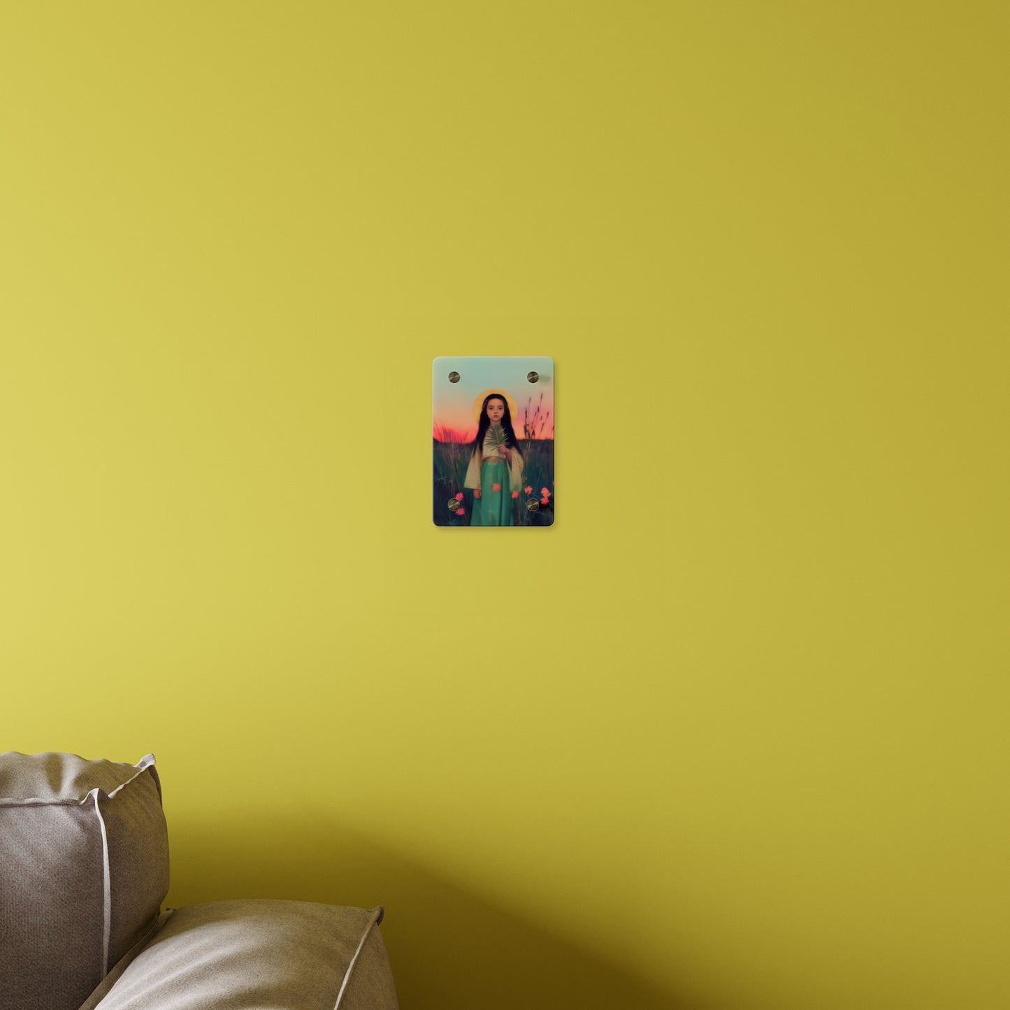 Saint Charity Wall Art Panel - Ready to Hang Acrylic Print - Catholic Saint Art - Patron Saint Print - Martyr of the Church