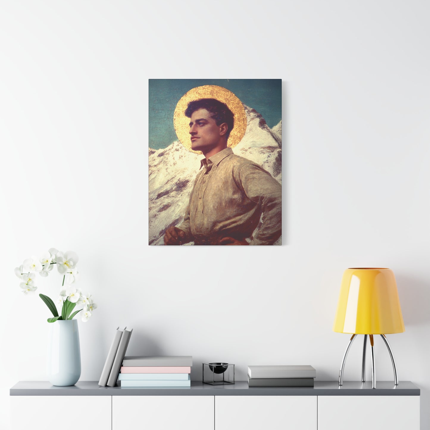 Saint Pier Giorgio Frassati - Museum Wrapped Canvas - Sanctified Souls Print - Religious Art for your Home - Catholic Patron Saint Art