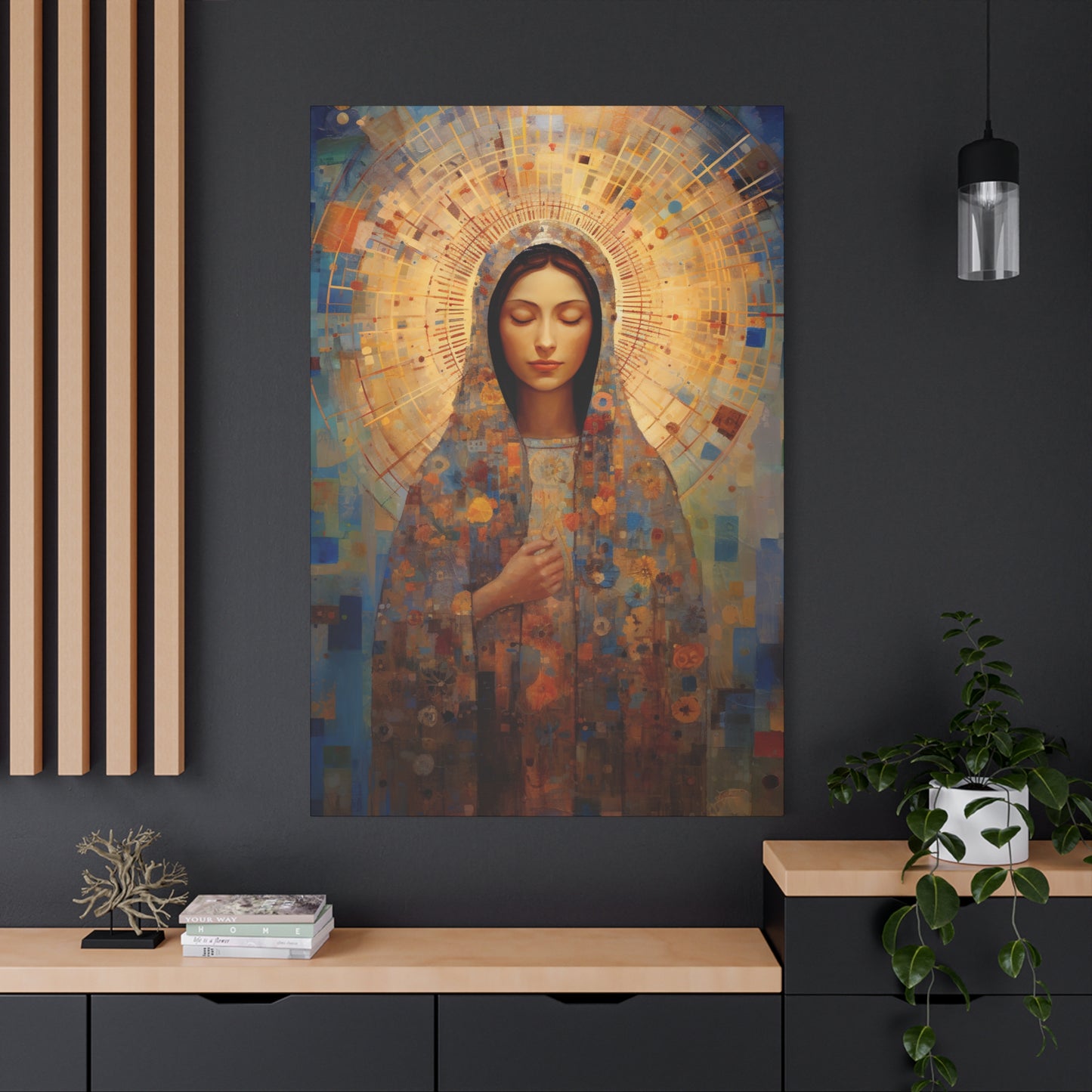 The Virgin of the Americas : Our Lady of Guadalupe Museum Wrapped Canvas Print - Multiple Sizes - Catholic Home art