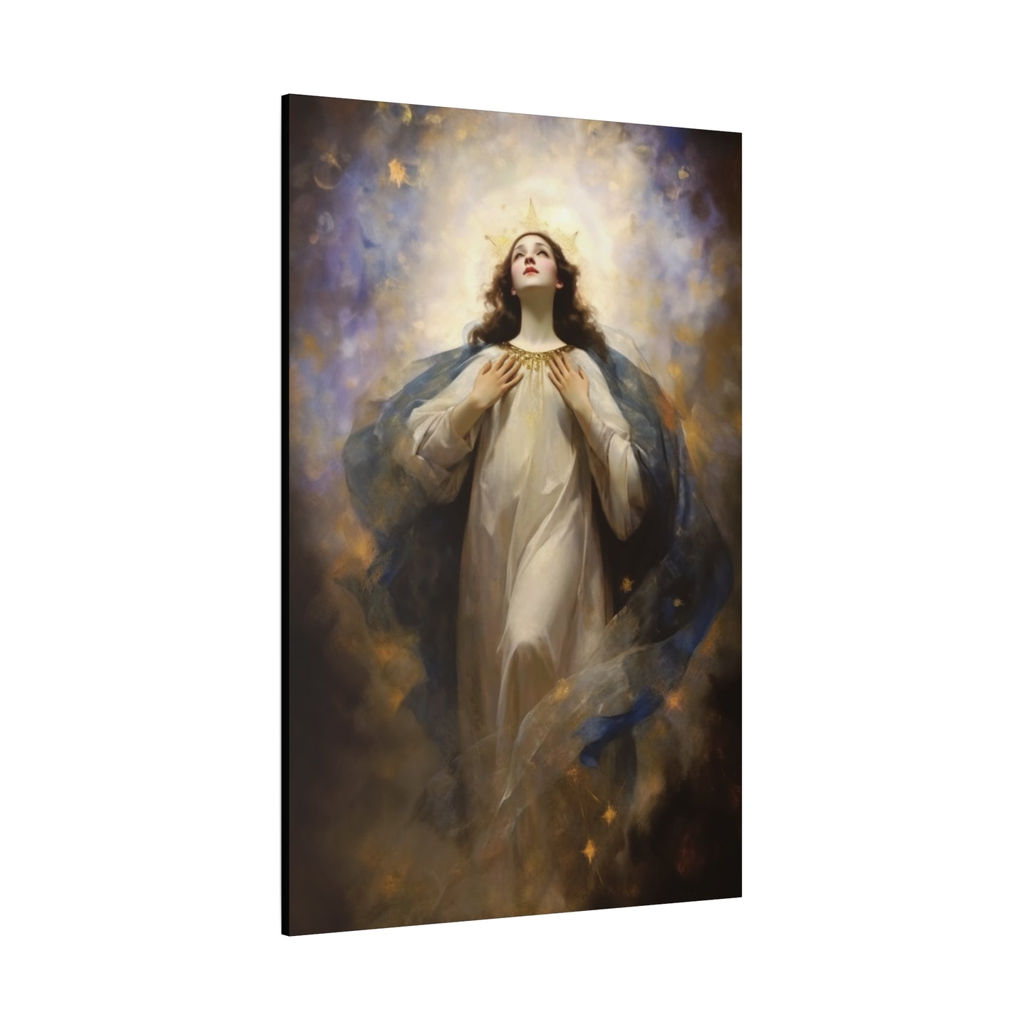 The Assumption of Mary - Museum Wrapped Canvas - Sanctified Souls Print - Religious Art for your Home