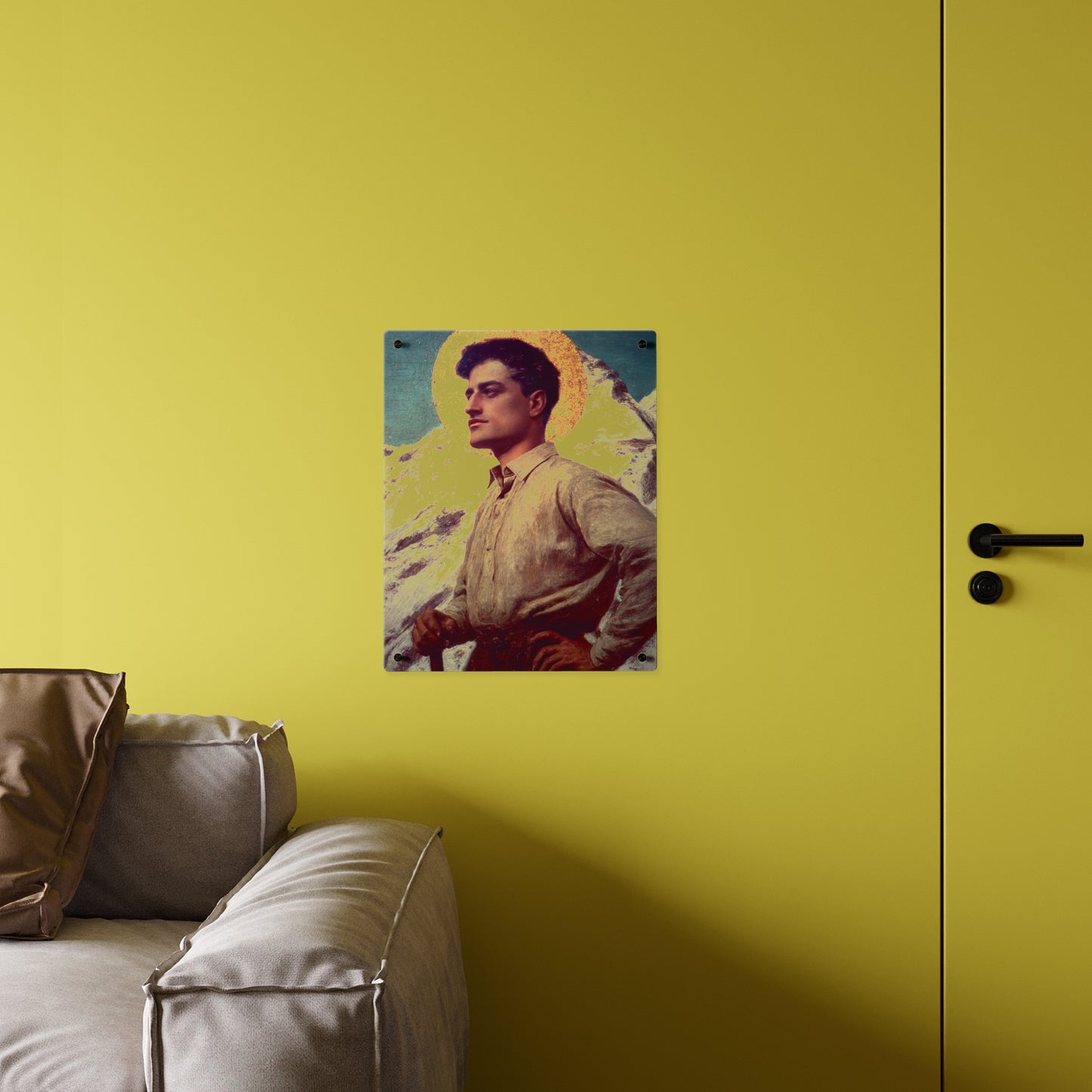 Saint Pier Giorgio Frassati Wall Art Panel - Ready to Hang Acrylic Print - Catholic Saint Art - Patron Saint Print - No Frame needed