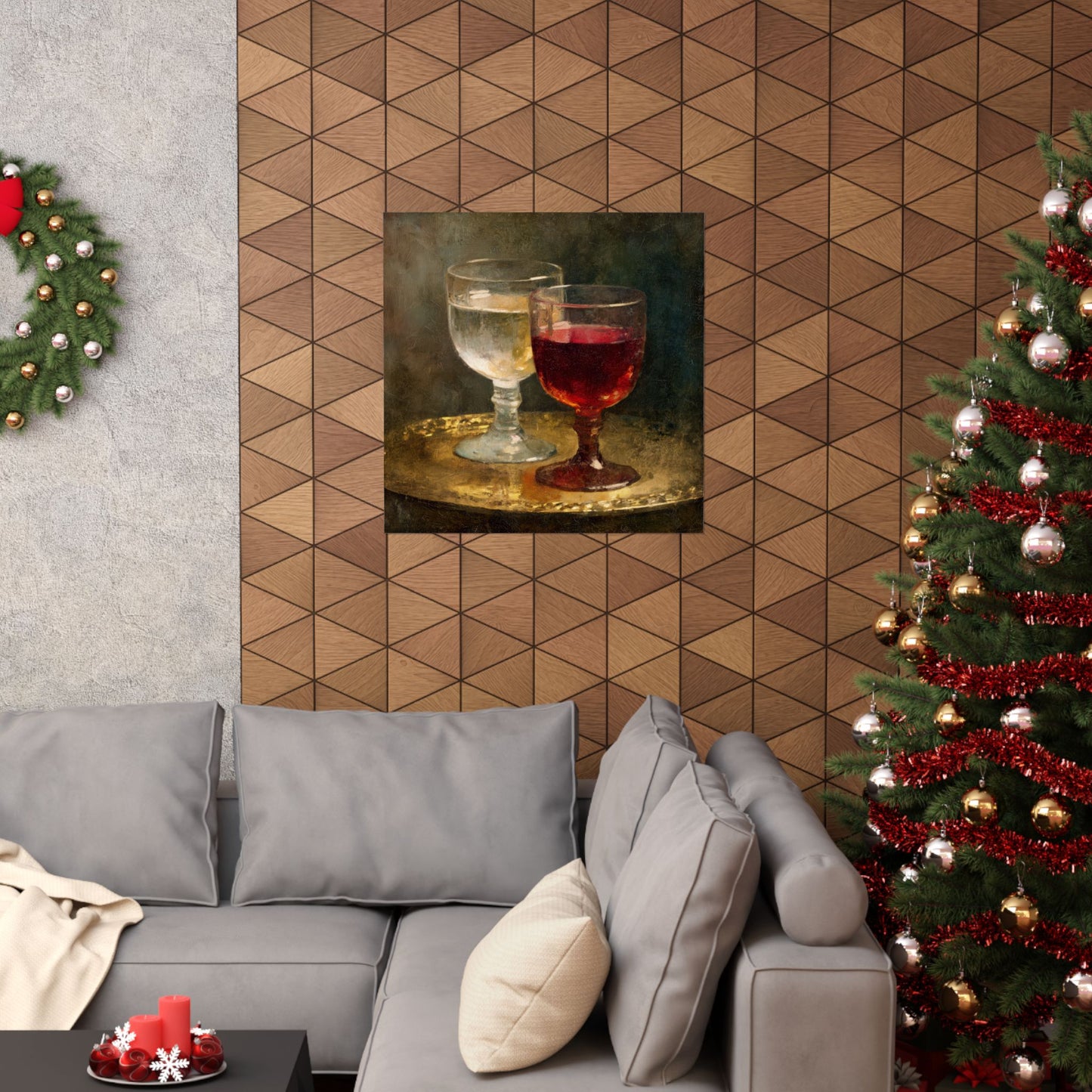Cana and the Miracle of Abundance - Water into Wine - Sanctified Souls Print - Multiple Sizes - Premium Matte Vertical Posters