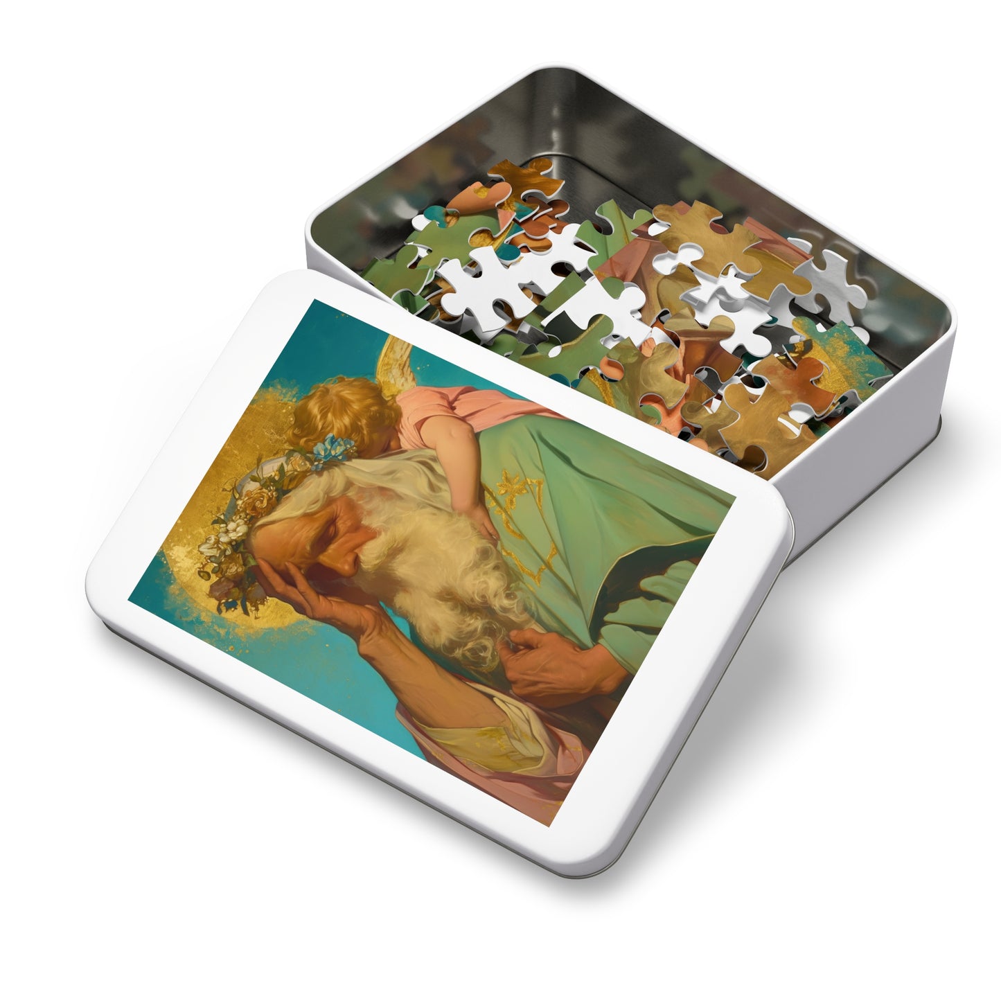 Saint Alexis Falconieri - Puzzle and Keepsake Tin - Religious (30, 110, 252, 500,1000) - Religious Puzzle - Gifts for Catholics