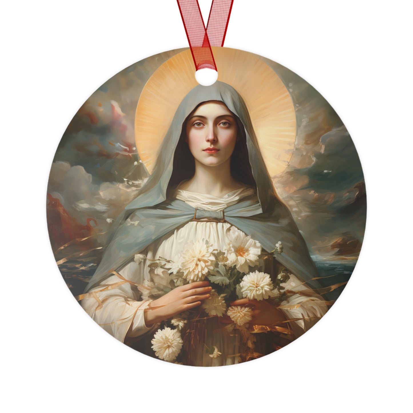Saint Rose Venerini - Religious Holiday Christmas Ornament and Keepsake - Double sided Keepsake Religious Ornament