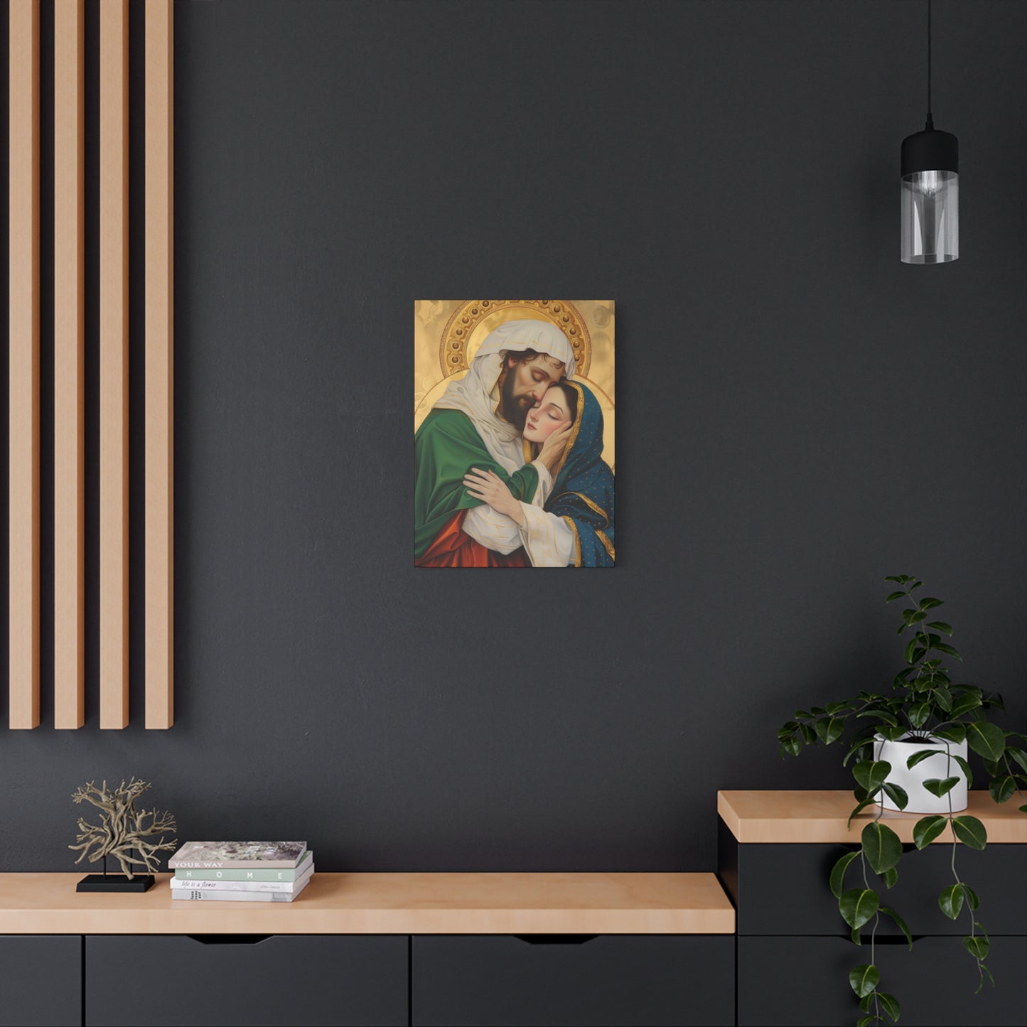Saints Aquila and Priscilla - Museum Wrapped Canvas - Sanctified Souls Print - Religious Art for your Home - Religious Wall Art - Print