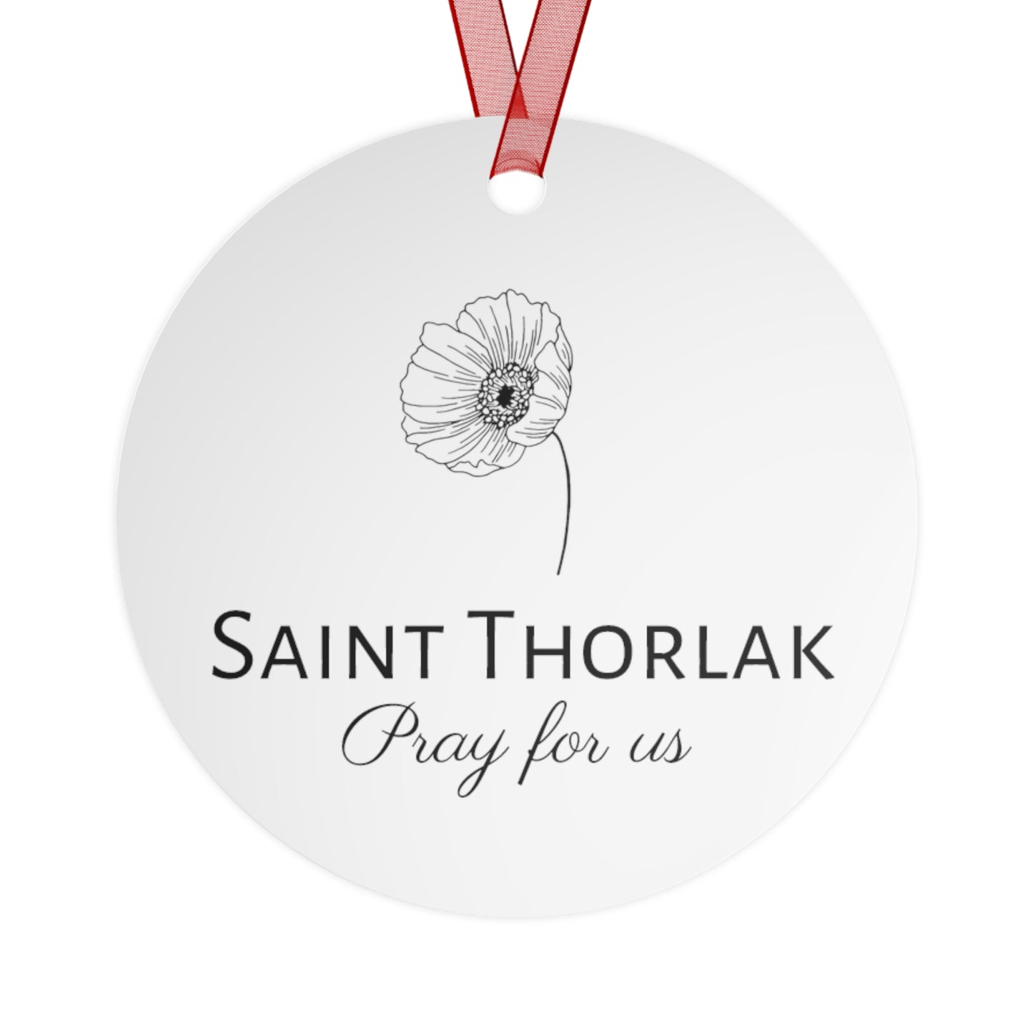 Saint Thorlak of Iceland - Religious Holiday Christmas Ornament and Keepsake - Double sided Keepsake Religious Ornament