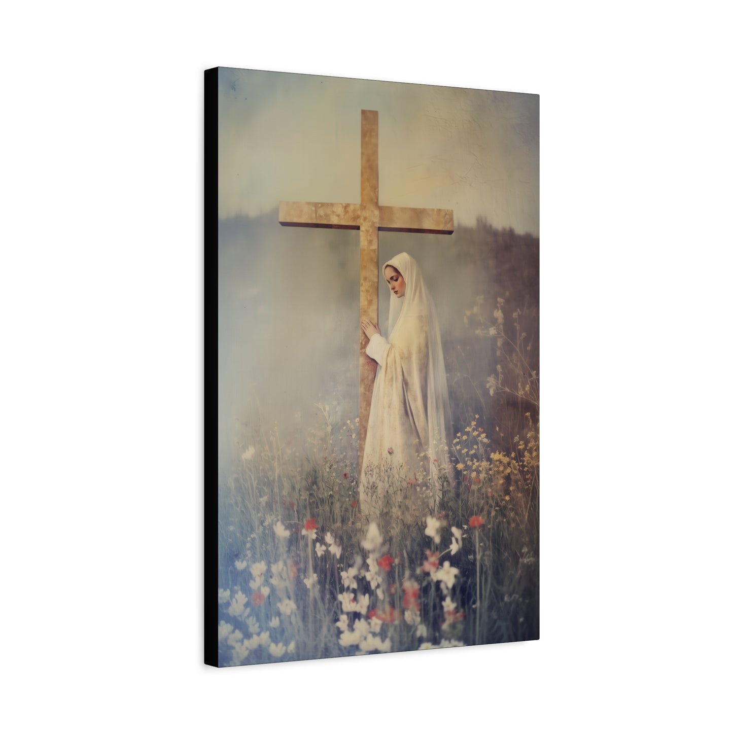 The Feast of the Exaltation of the Holy Cross - Multiple Sizes - Catholic Home art - Museum Wrapped Canvas - Sanctified Souls Print