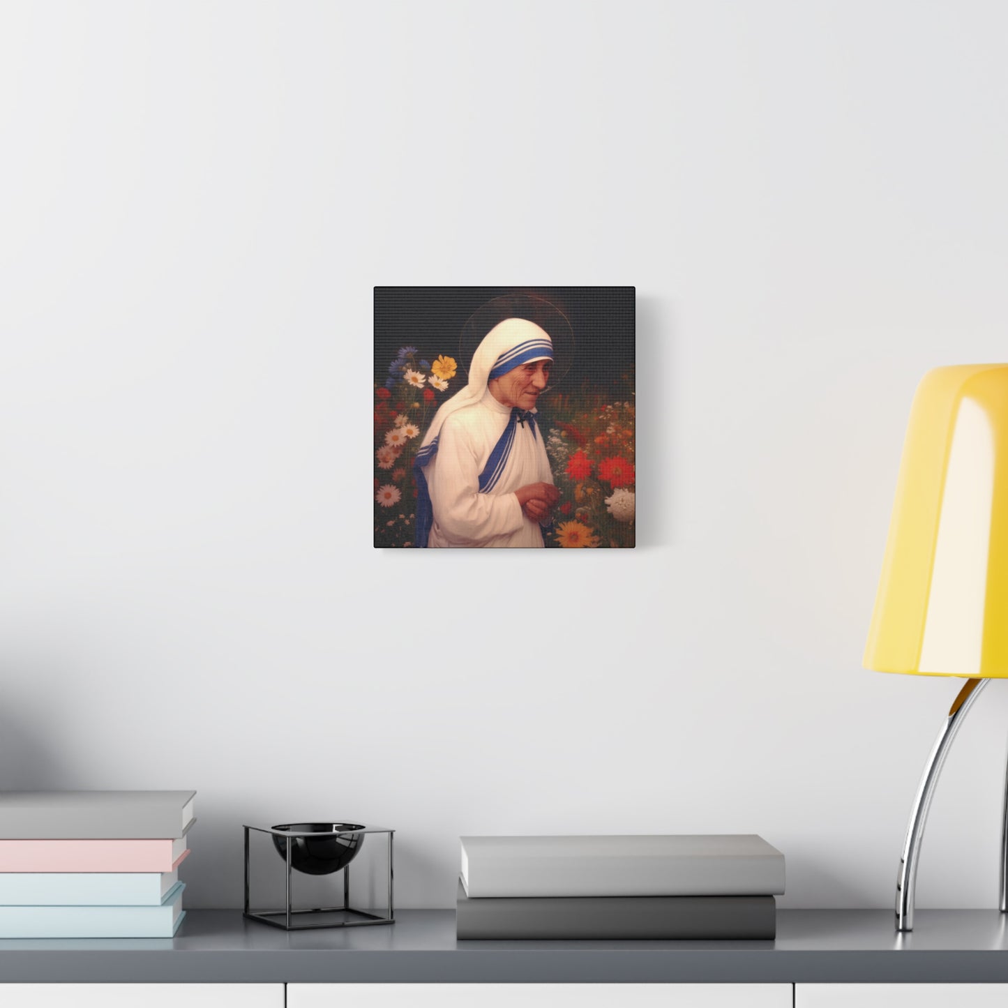 Copy of Saint Teresa of Calcutta - Museum Wrapped Canvas - Sanctified Souls Print - Religious Art for your Home - Catholic Patron Saint Art