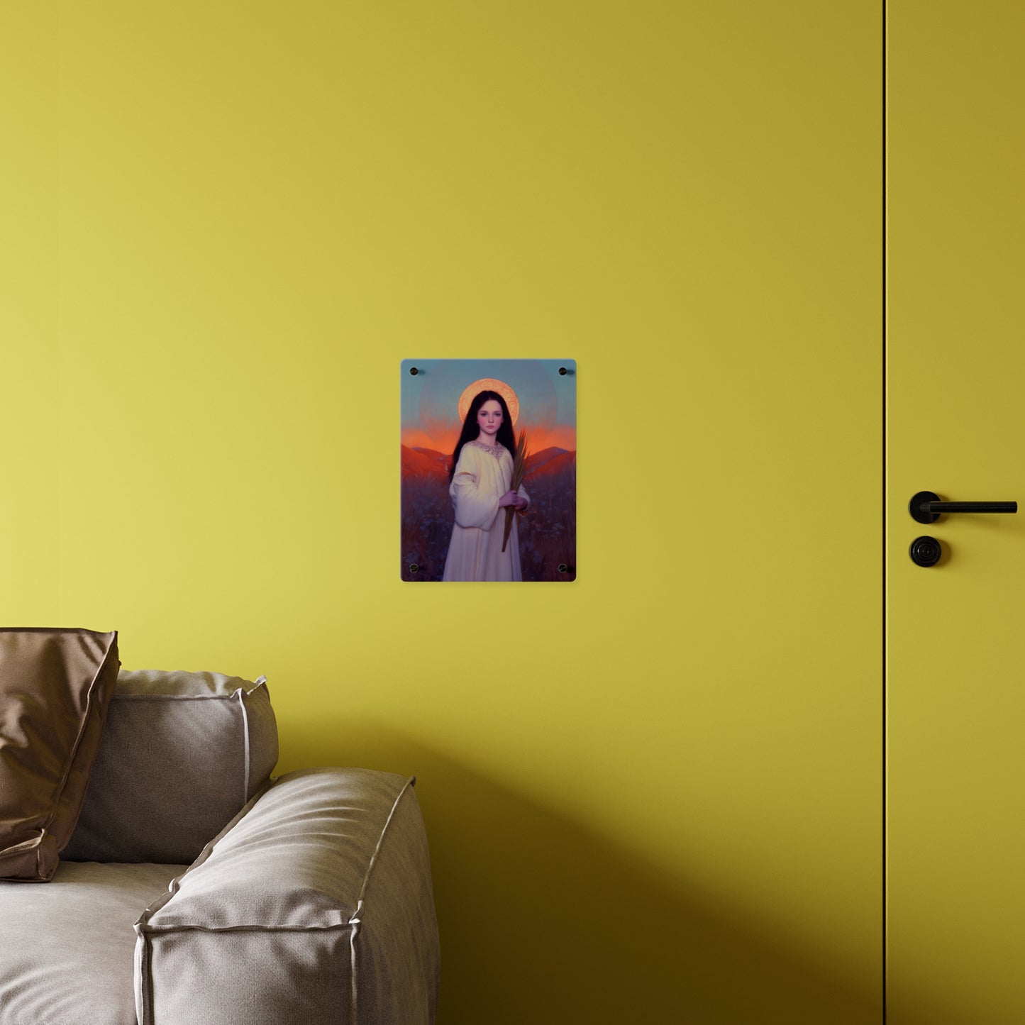 Saint Hope Wall Art Panel - Ready to Hang Acrylic Print - Catholic Saint Art - Patron Saint Print - Martyr of the Church Art