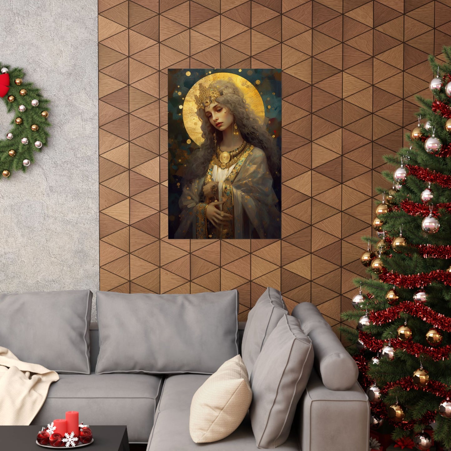 Saint Catherine of Alexandria - Sanctified Souls Print - Multiple Sizes - Premium Matte Vertical Posters