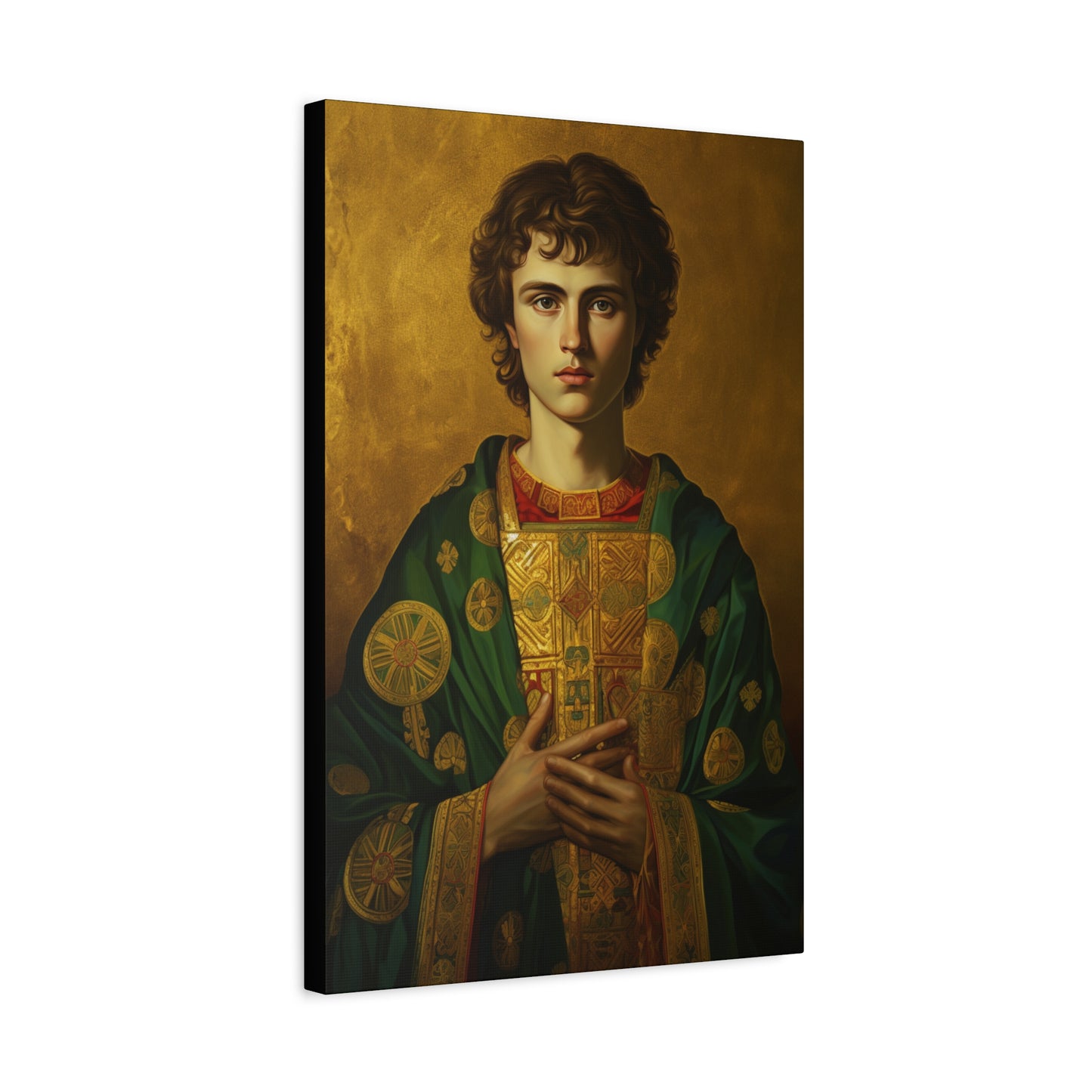 Saint Pantaleon Canvas Print - Multiple Sizes - Catholic Home art - Museum Wrapped Canvas - Sanctified Souls Print
