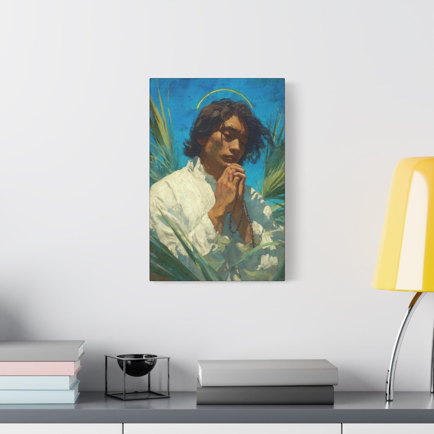Saint Lorenzo Ruiz - Multiple Sizes - Catholic Home art - Museum Wrapped Canvas - Sanctified Souls Print - Catholic Martyr Art