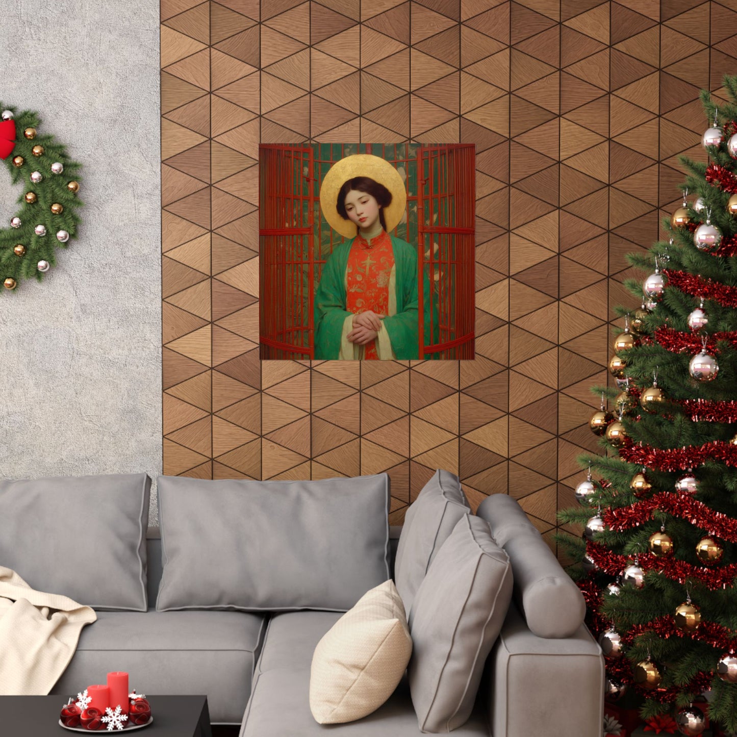 Saint Agnes Tsao Kou Ying - Sanctified Souls Print - Multiple Sizes - Premium Posters - Catholic Art - Christian Home Decor Artwork