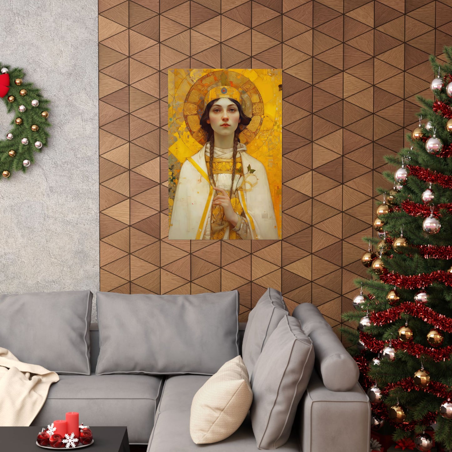 Saint Agatha Print - Sanctified Souls Print - Multiple Sizes - Premium Matte Vertical Posters - Patron Saint of Nurses