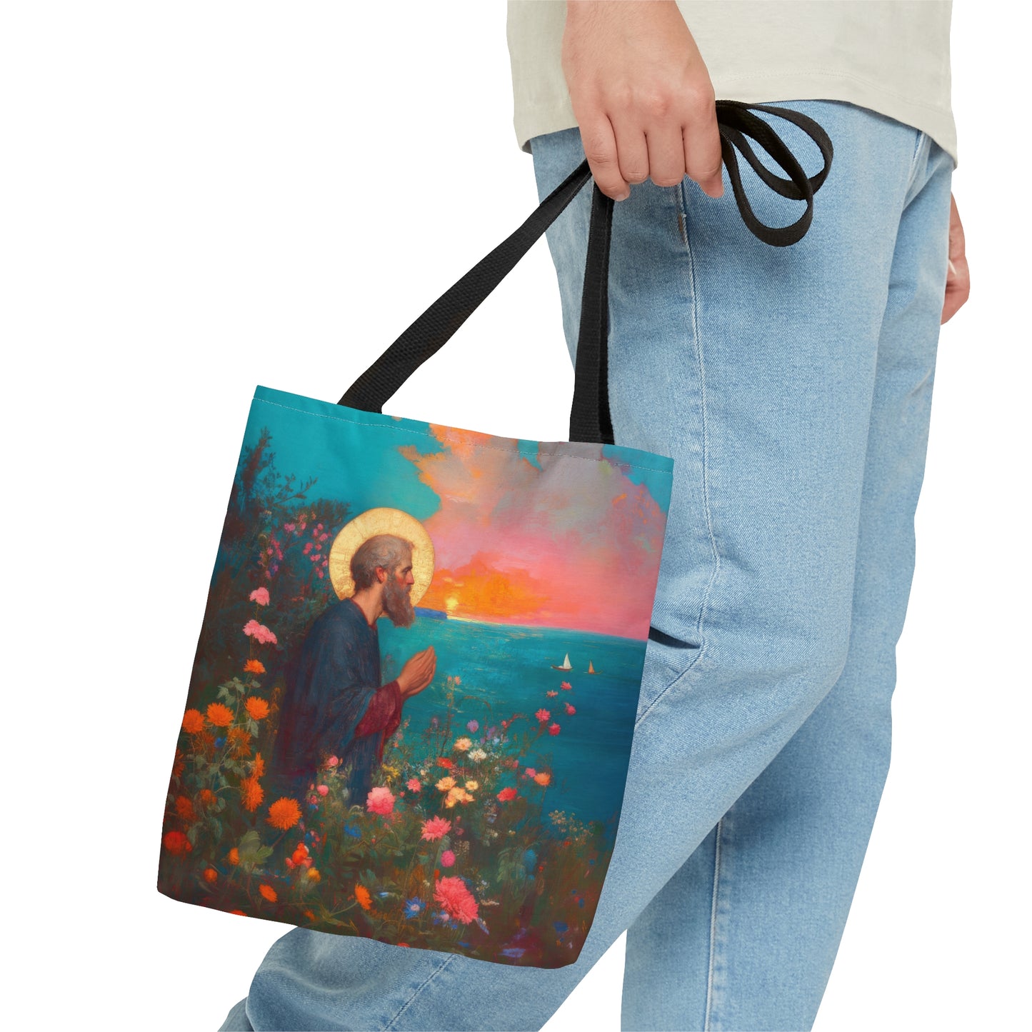 Saint Philip the Apostle - Tote Bag - Large Medium Small Faith Art Bag - Catholic Faith Purse