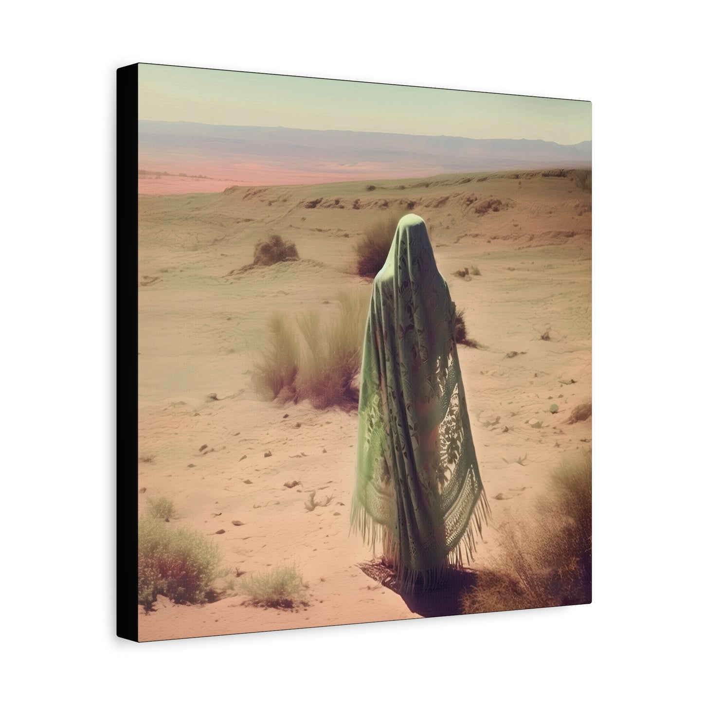 Saint Theodora of Alexandria - Museum Wrapped Canvas - Sanctified Souls Print - Desert Mothers Series - Fine art Print - Religiou