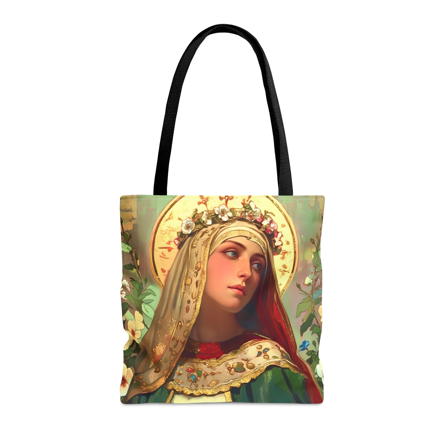 Saint Matilda of Germany Tote Bag - Purse - Three sizes - Large Medium Small Faith Art Bag - Catholic faith carry-all purse - Double Sided