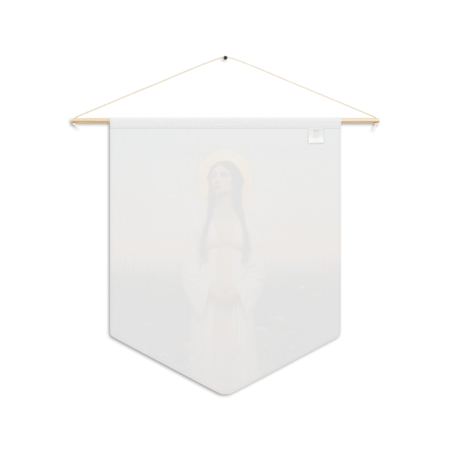 Saint Sabina Pennant / Banner / Wall Hanging - Prayer room art - 18" x 21" - Catholic - Large Banner