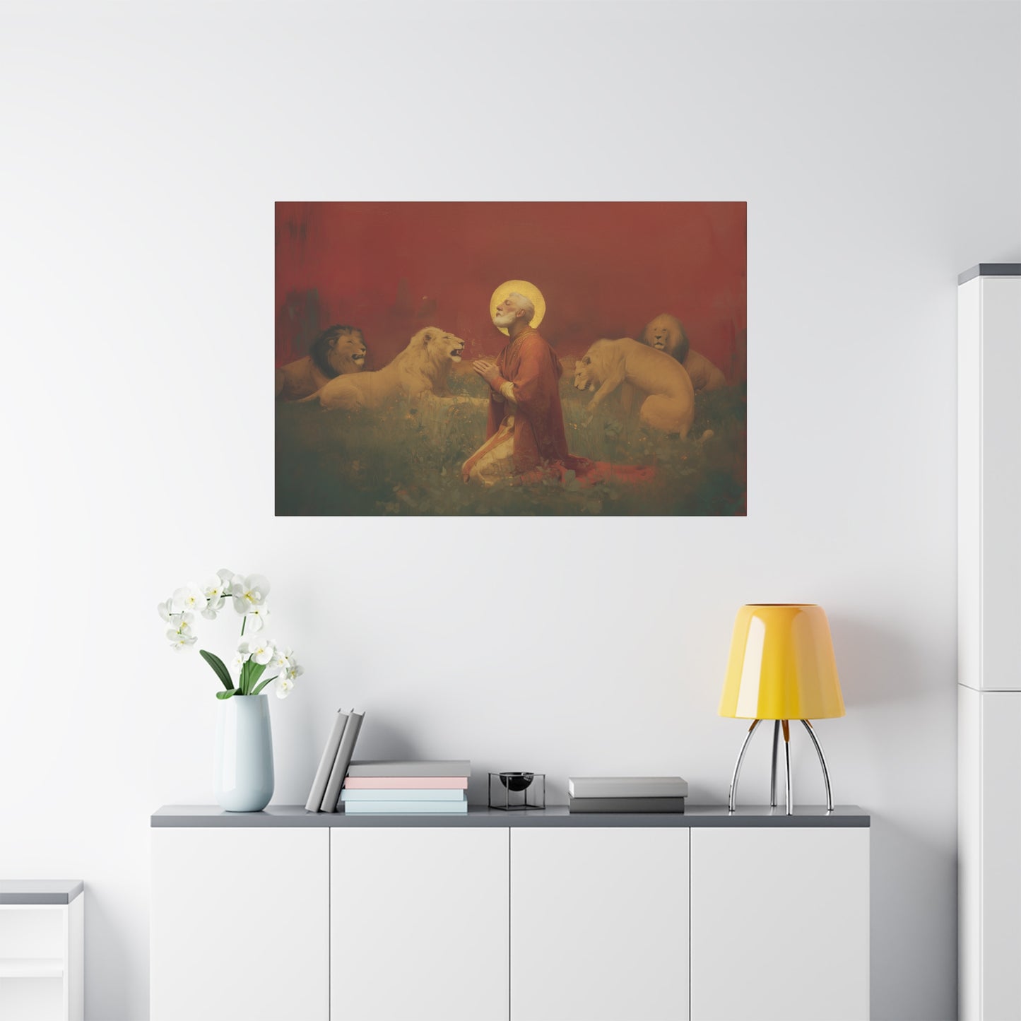 Saint Ignatius of Antioch - Museum Wrapped Canvas - Sanctified Souls Print - Religious Art for your Home - Catholic Patron Saint Art