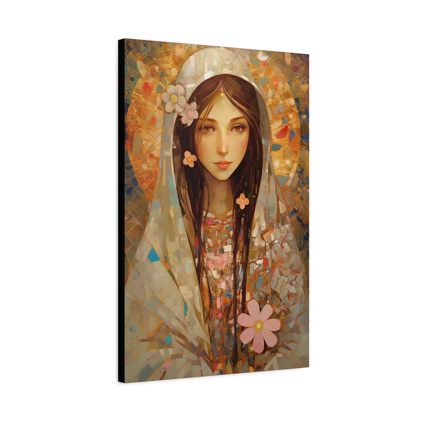 Saint Maria Goretti - Museum Wrapped Canvas - Sanctified Souls Print - Religious Art for your Home