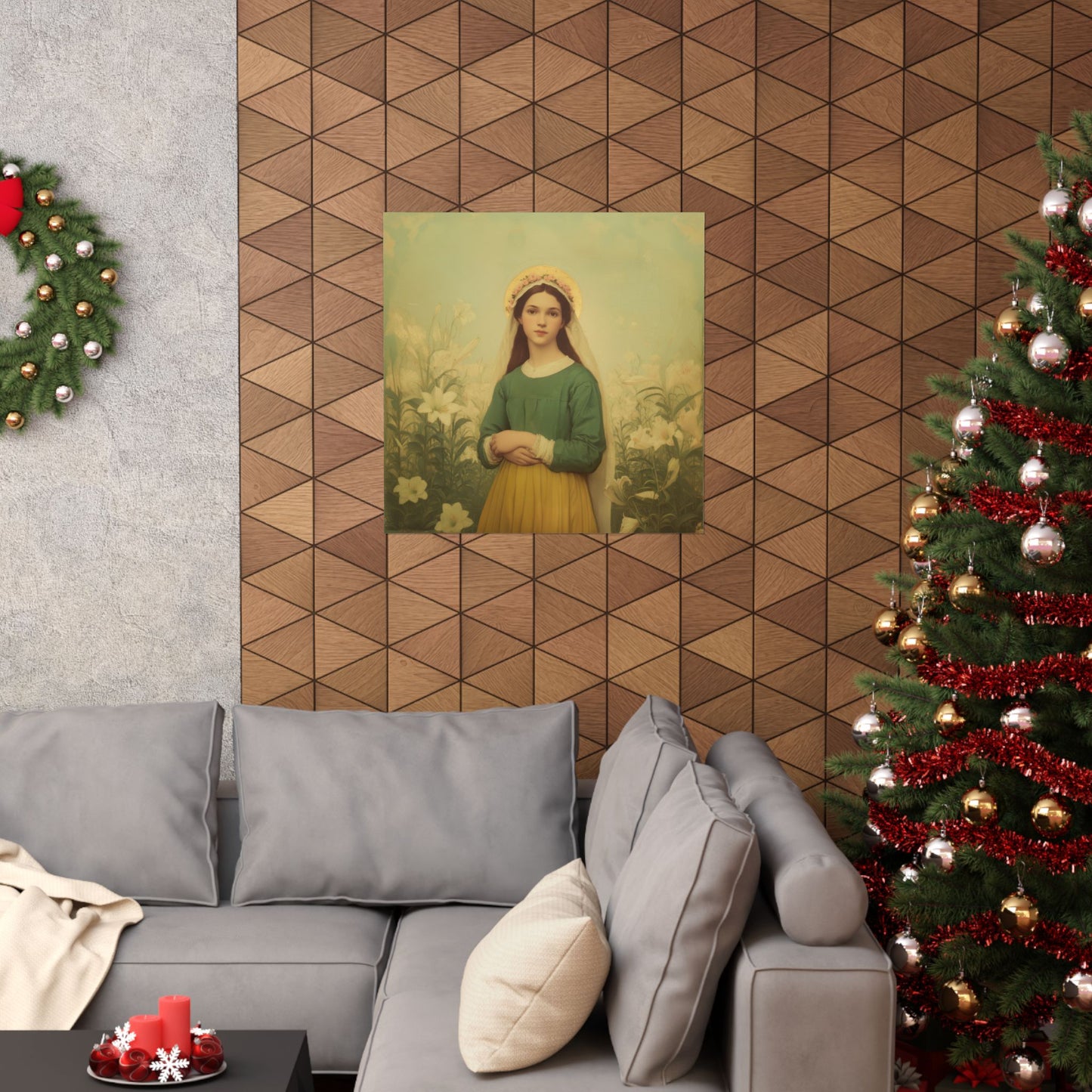 Saint Maria Goretti - Sanctified Souls Print - Multiple Sizes - Premium Matte Vertical Posters - Patron Saint Art