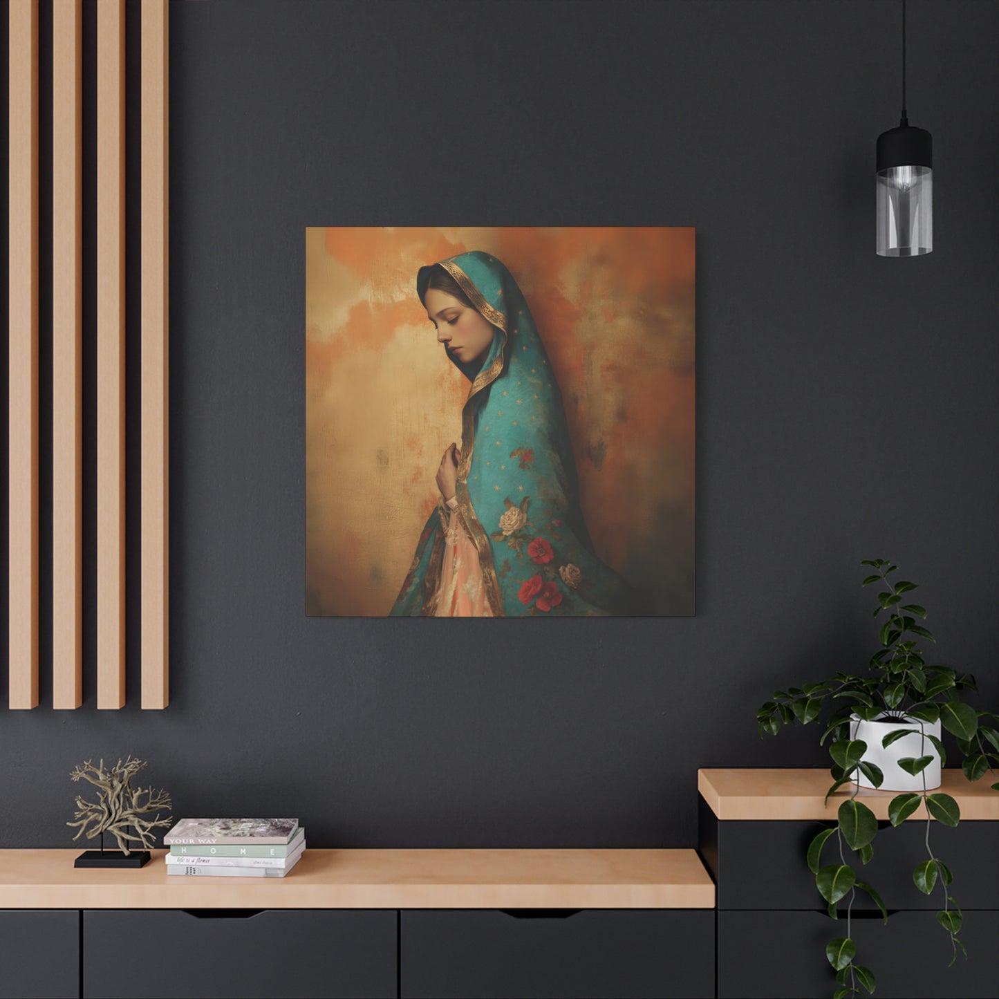 Our Lady of Guadalupe - Gallery Wrapped Canvas - Print - Religious Art for your Home - Catholic Art