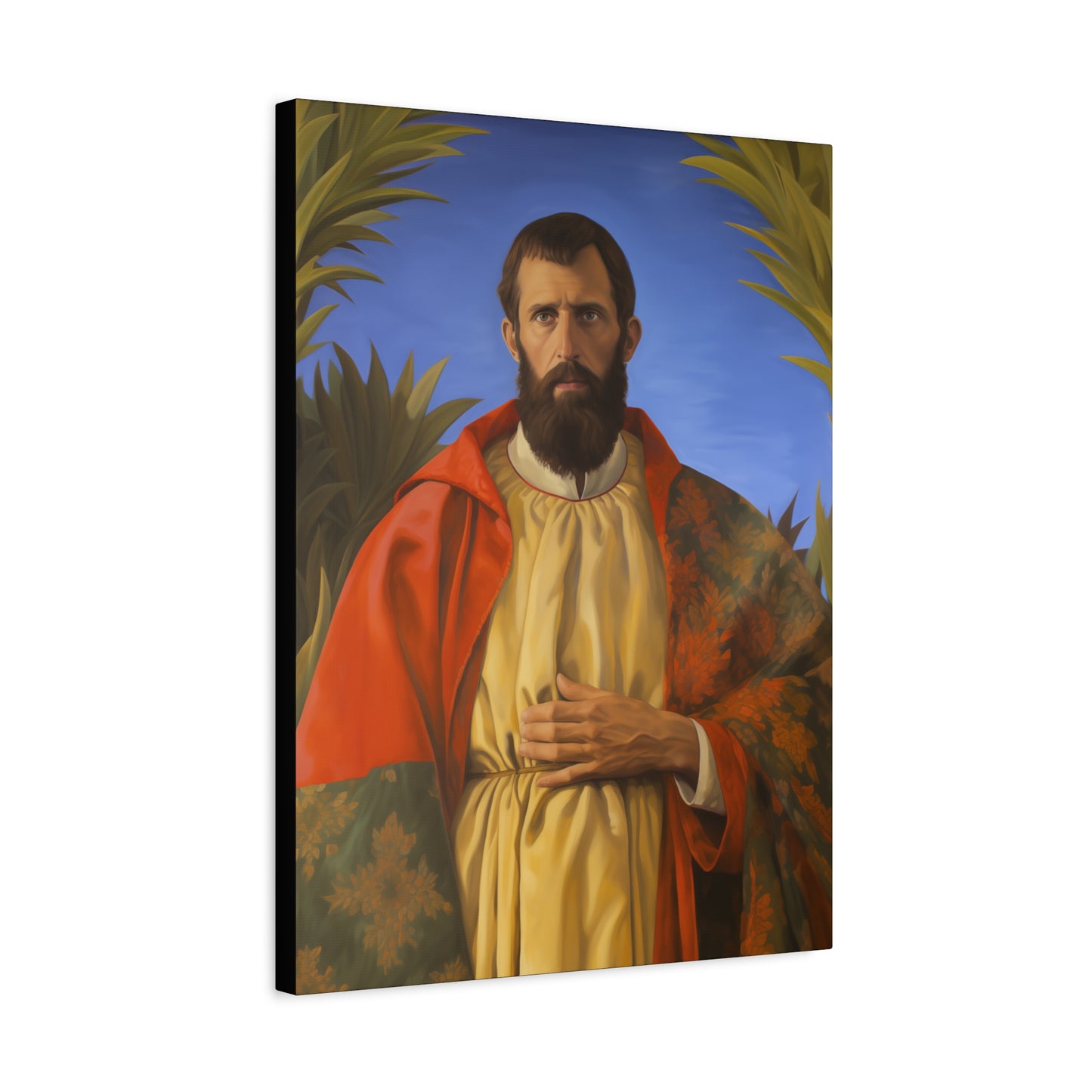 Saint Thomas the Apostle - Museum Wrapped Canvas - Sanctified Souls Print - Religious Art for your Home